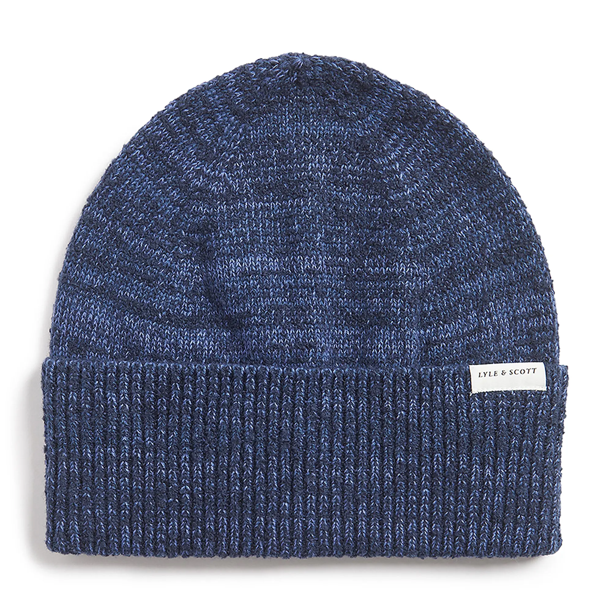 Product image 1 of 3 of Lyle & Scott Men's Multi Marl Beanie - Dark Navy Marl