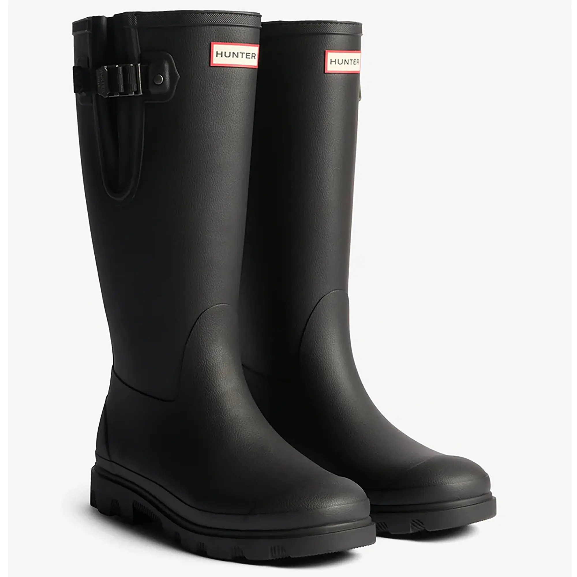 Product image 2 of 5 of Hunter Unisex Field Downpour Adjustable Neoprene Lined Boots - Black