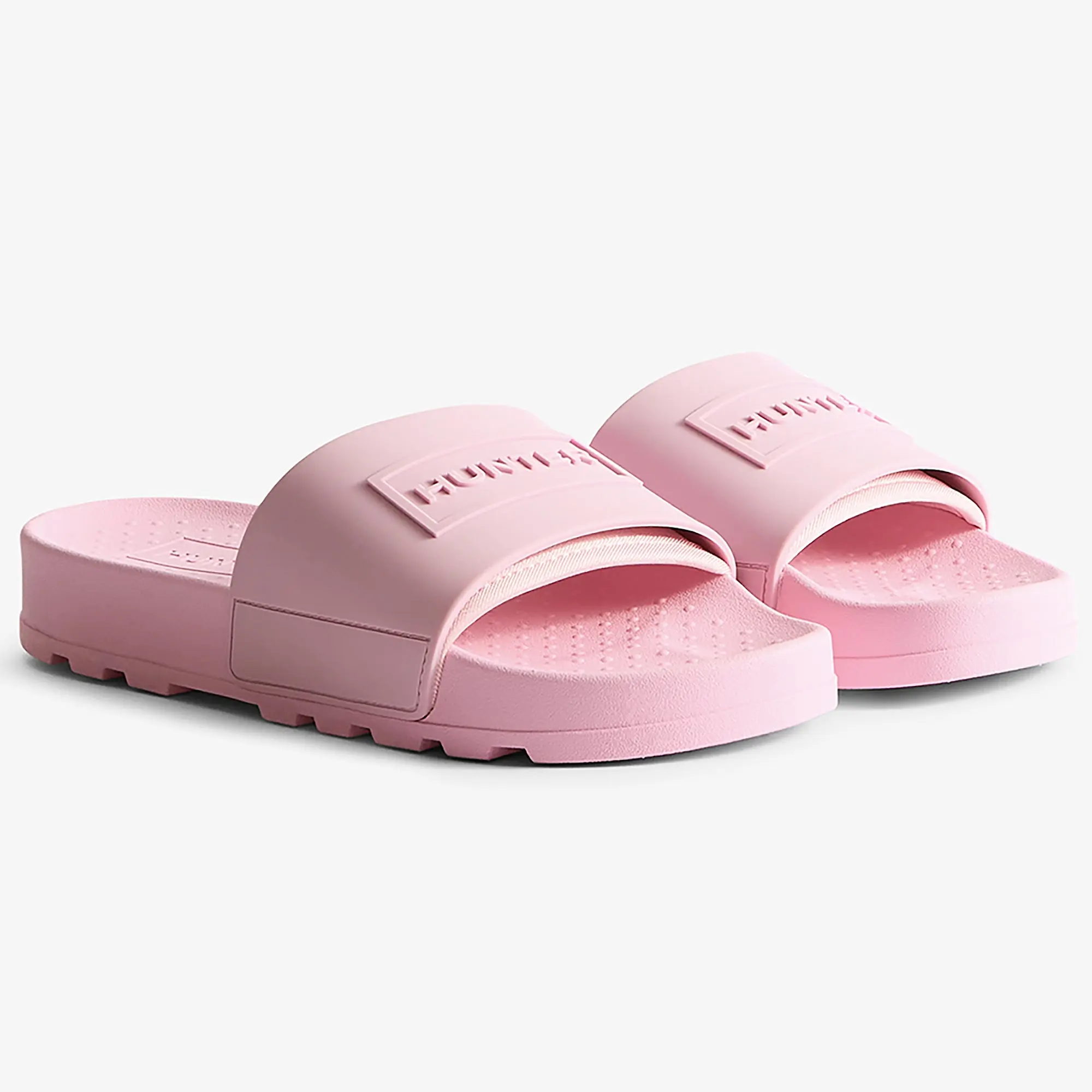Product image 2 of 4 of Hunter Unisex Core Embossed Silicone Logo Sliders - Parfait Pink