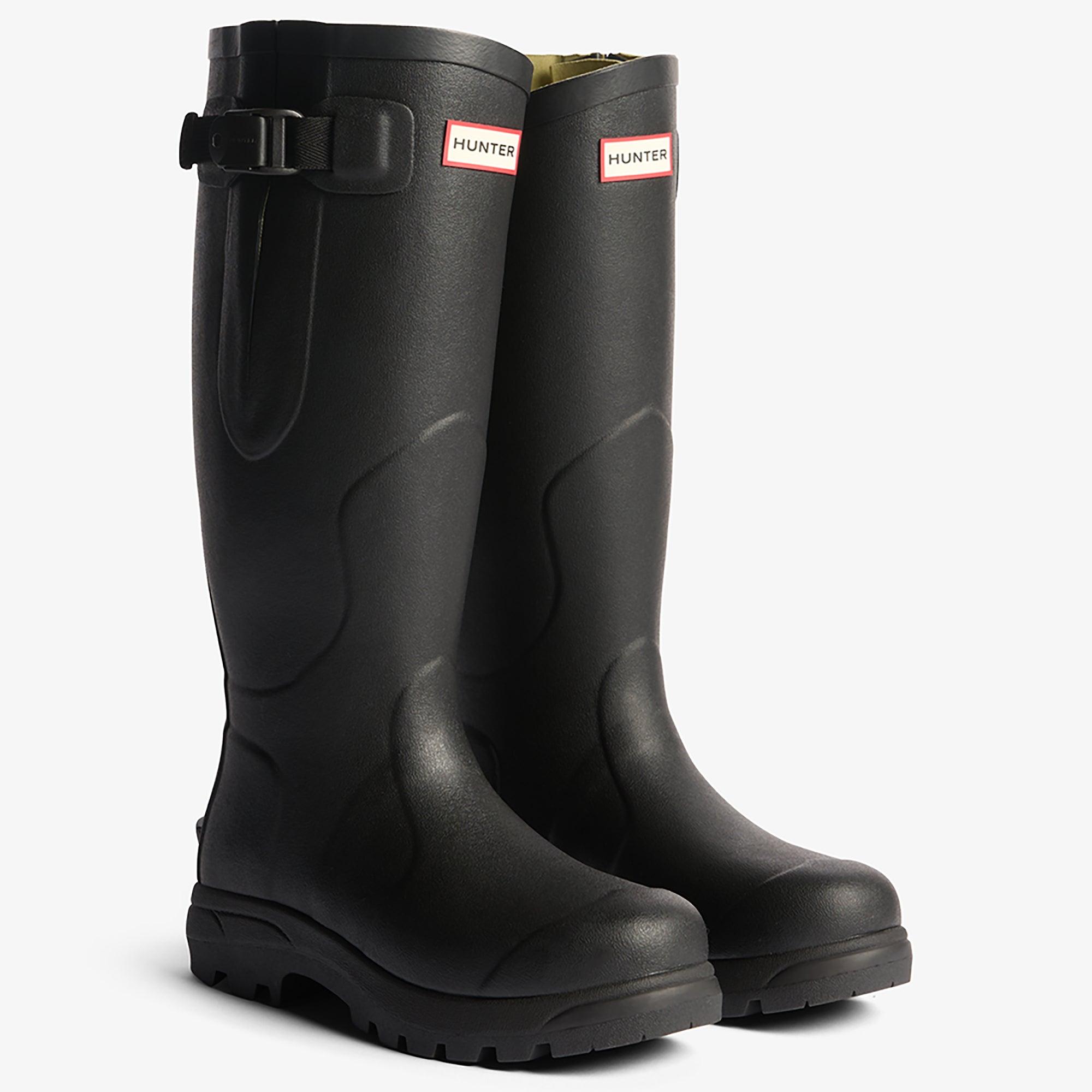 Hunter Unisex Balmoral MkII Side Adjustable Boots - Black