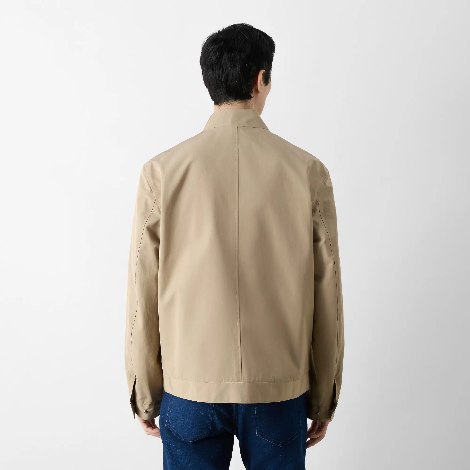 Product image 4 of 7 of Oliver Sweeney Men's Highworth Showerproof Cotton Jacket - Stone