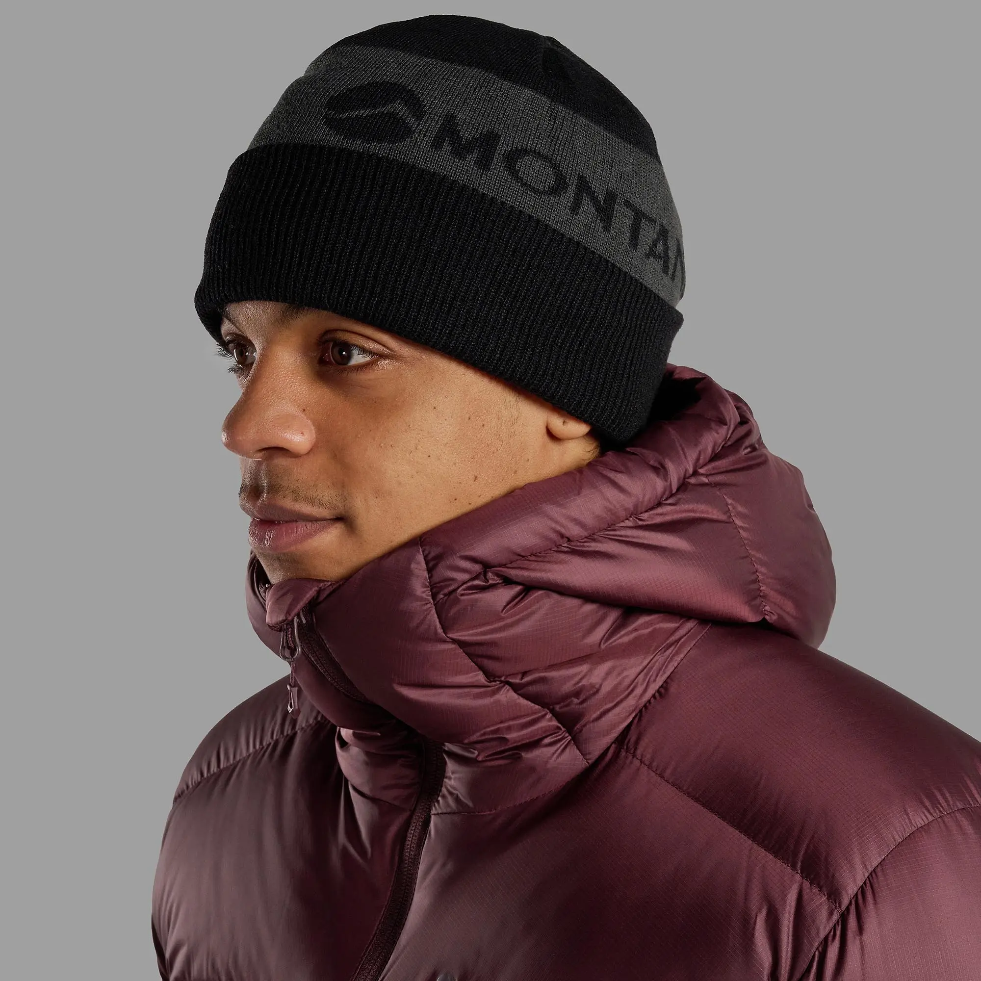 Product image 2 of 2 of Montane Logo Cuffed Beanie - Black