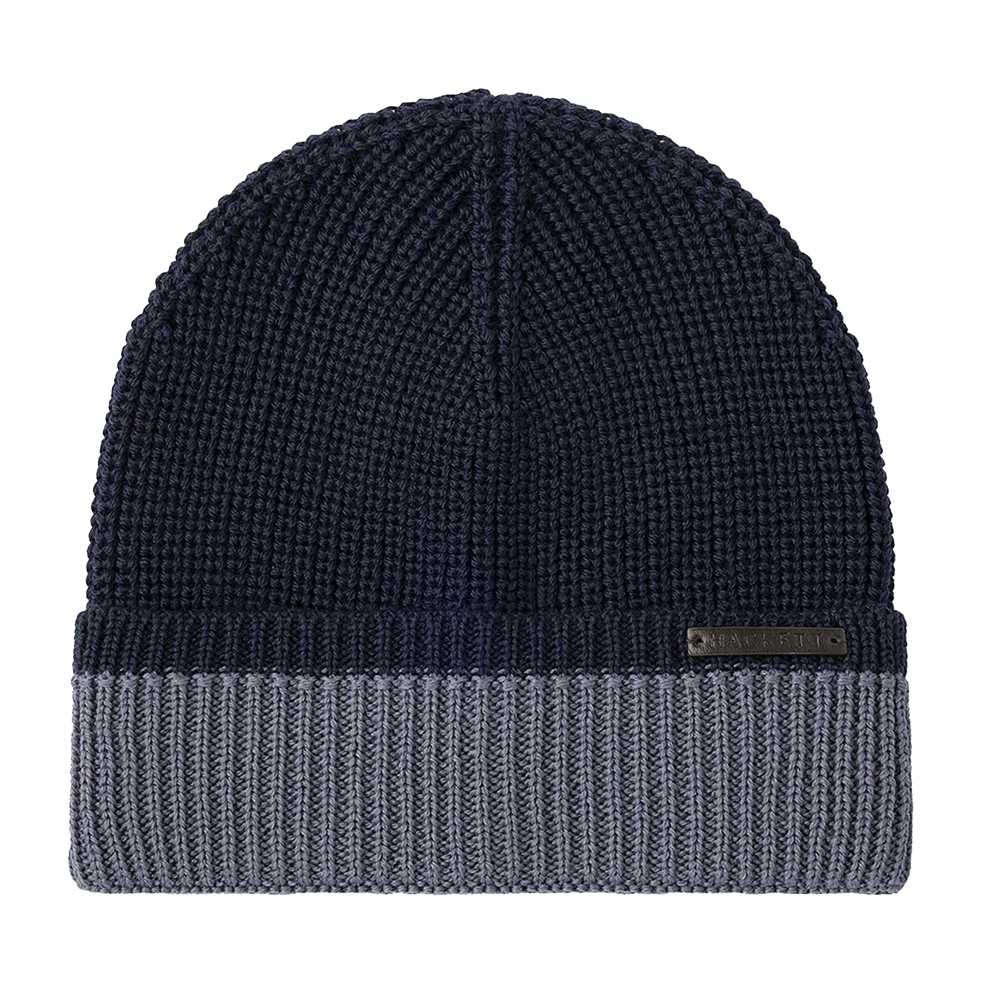 Product image 1 of 3 of Hackett Men's Merino Beanie - Midnight Blue