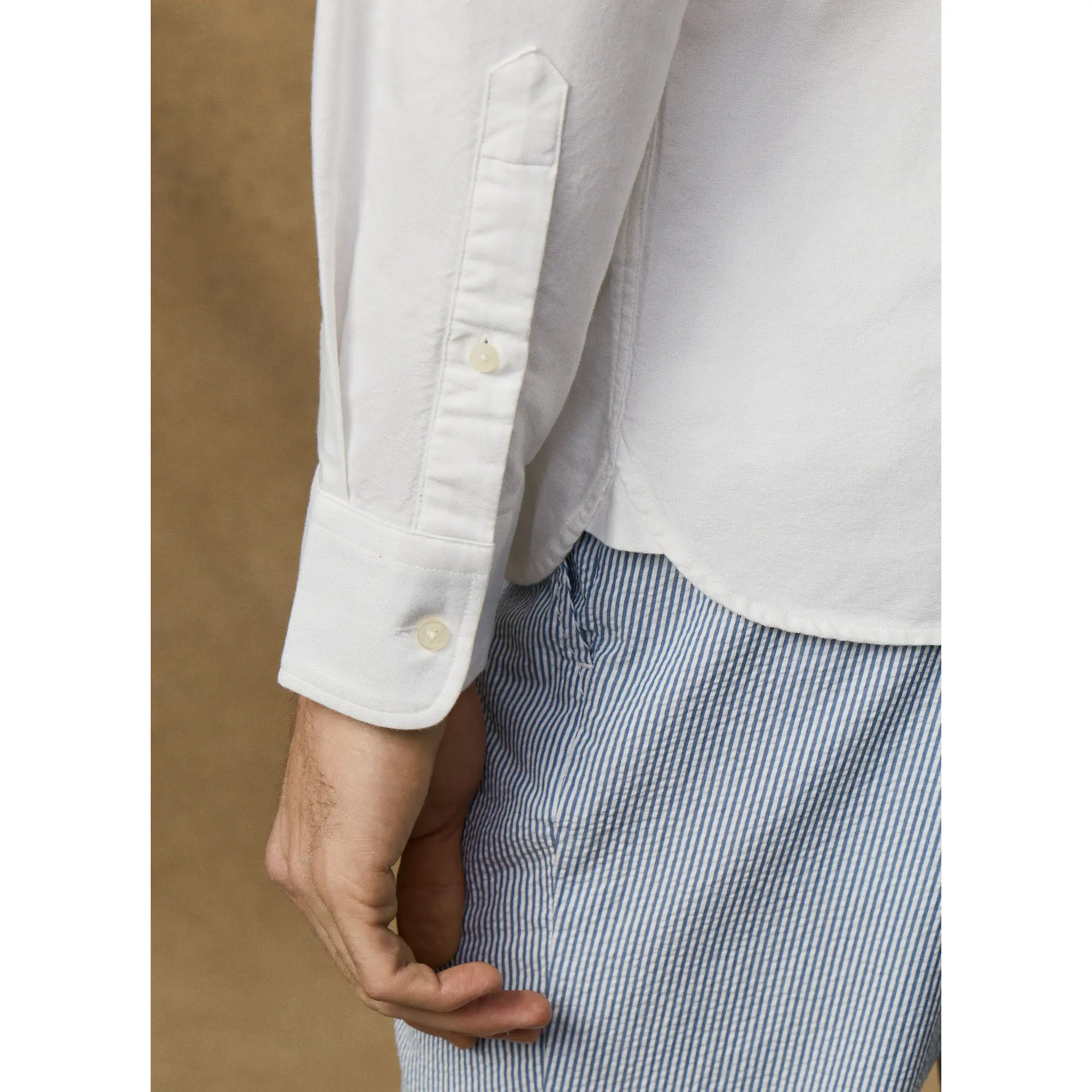 Product image 9 of 10 of Hackett Men's Heritage Oxford Shirt - Optic White