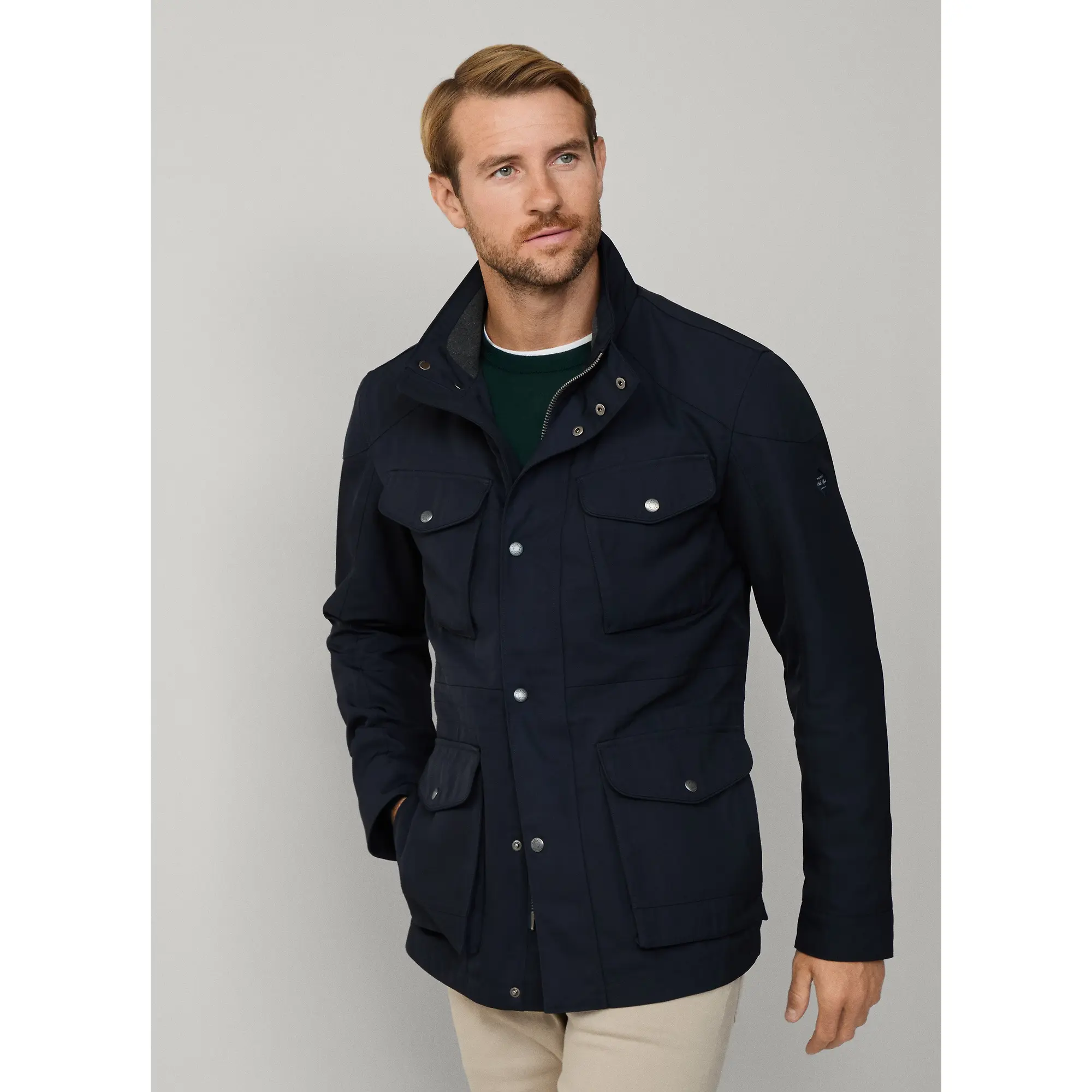 Product image 2 of 10 of Hackett Men's Velospeed Jacket - Midnight Blue