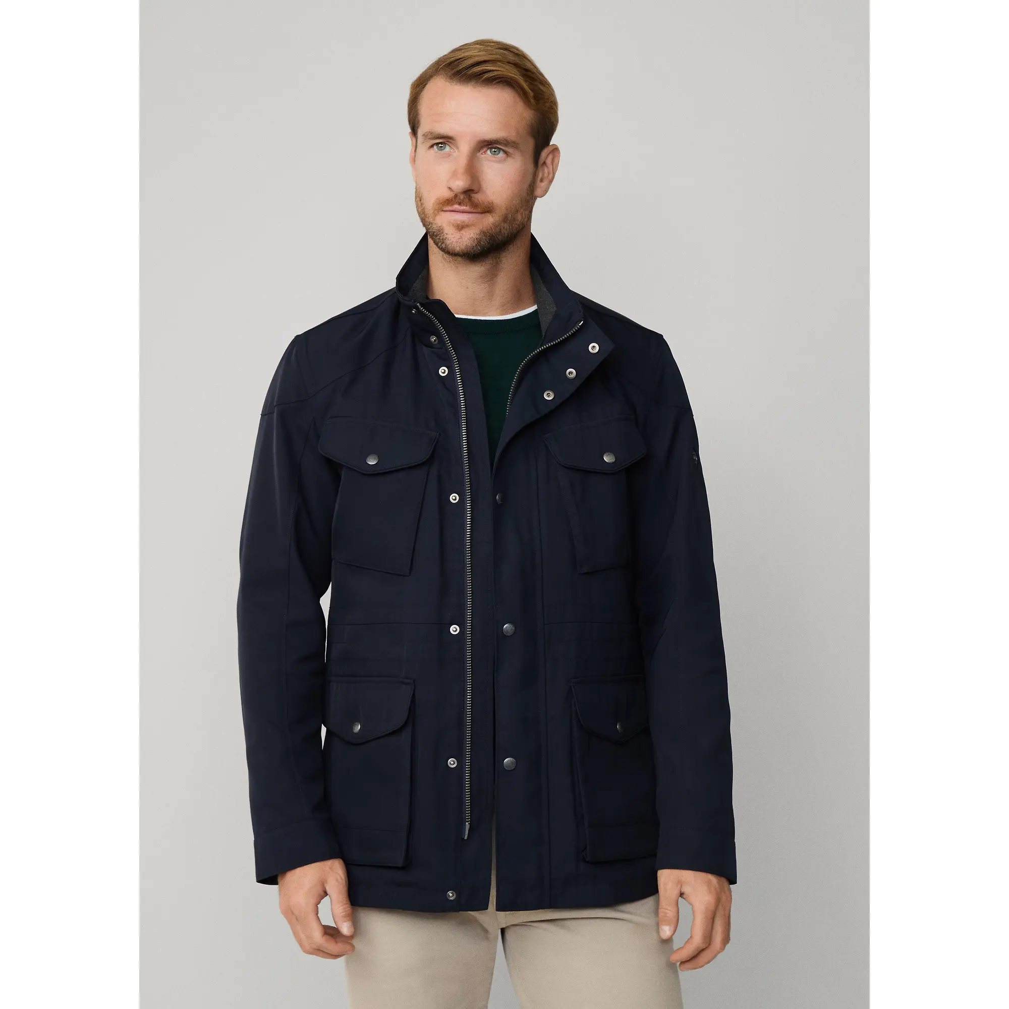 Product image 4 of 10 of Hackett Men's Velospeed Jacket - Midnight Blue