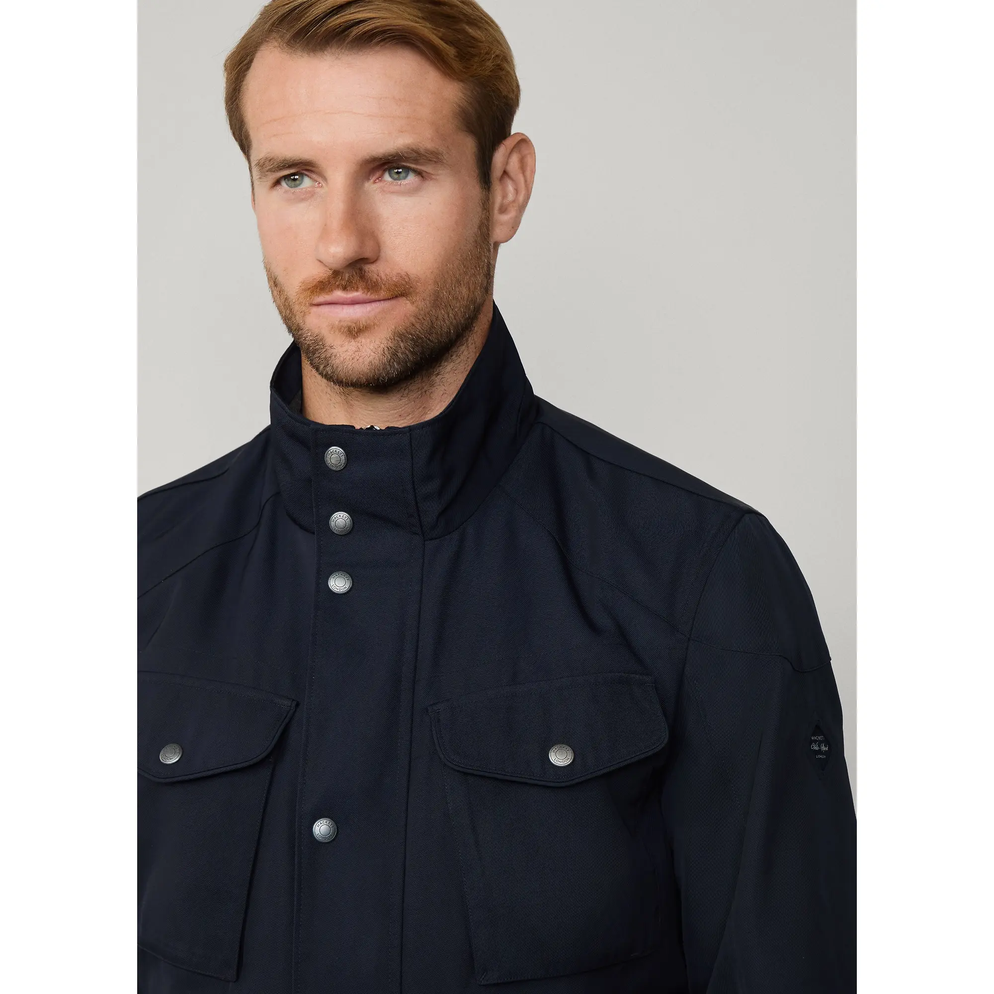 Product image 6 of 10 of Hackett Men's Velospeed Jacket - Midnight Blue
