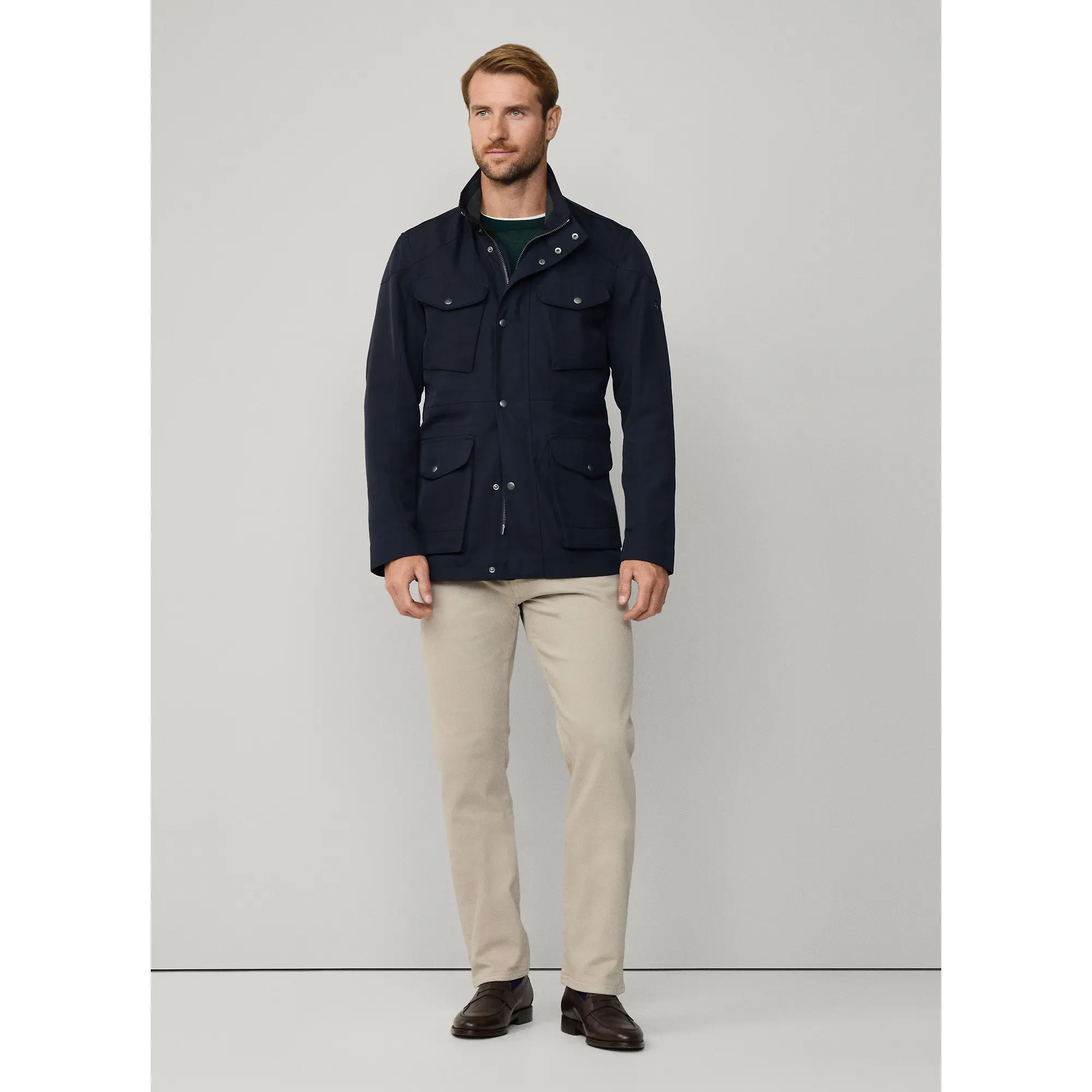 Product image 10 of 10 of Hackett Men's Velospeed Jacket - Midnight Blue