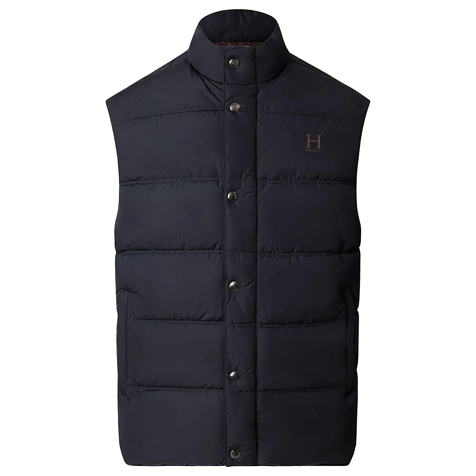 Product image 1 of 8 of Hackett Men's Heritage Logo Gilet - Midnight Blue