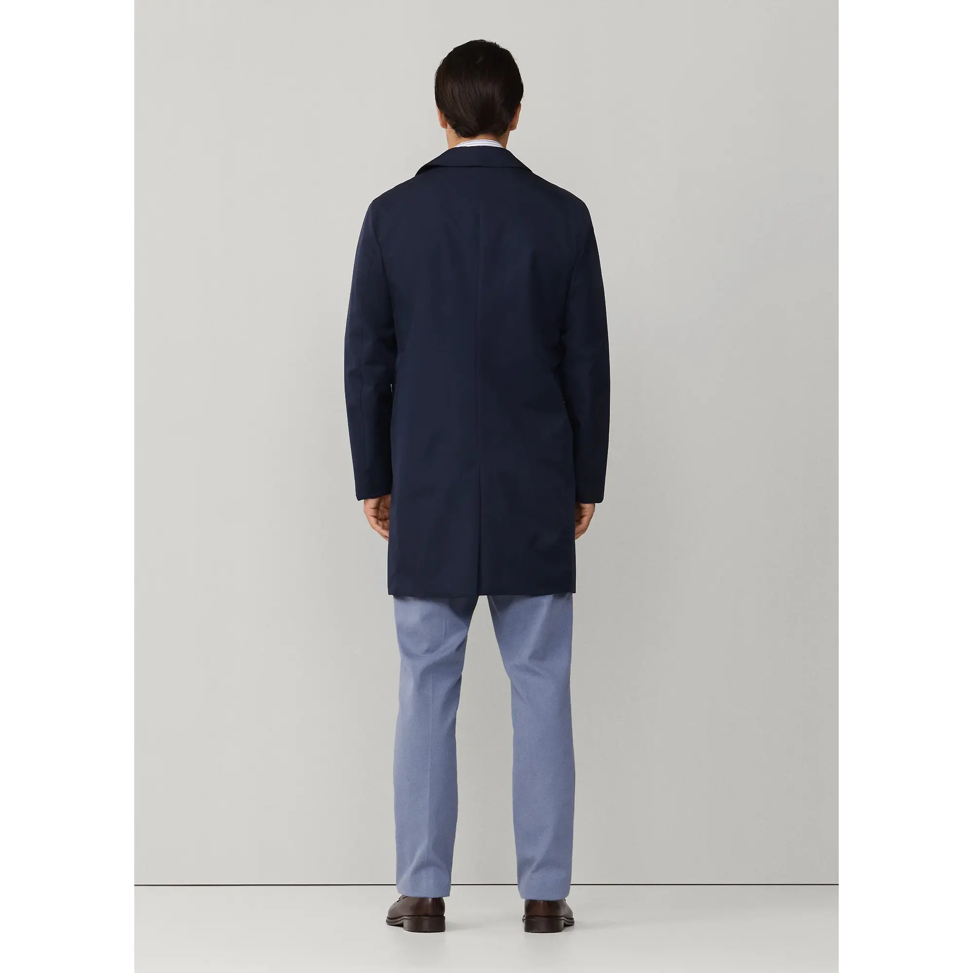 Product image 5 of 11 of Hackett Men's Belgravia Mac - Midnight Blue