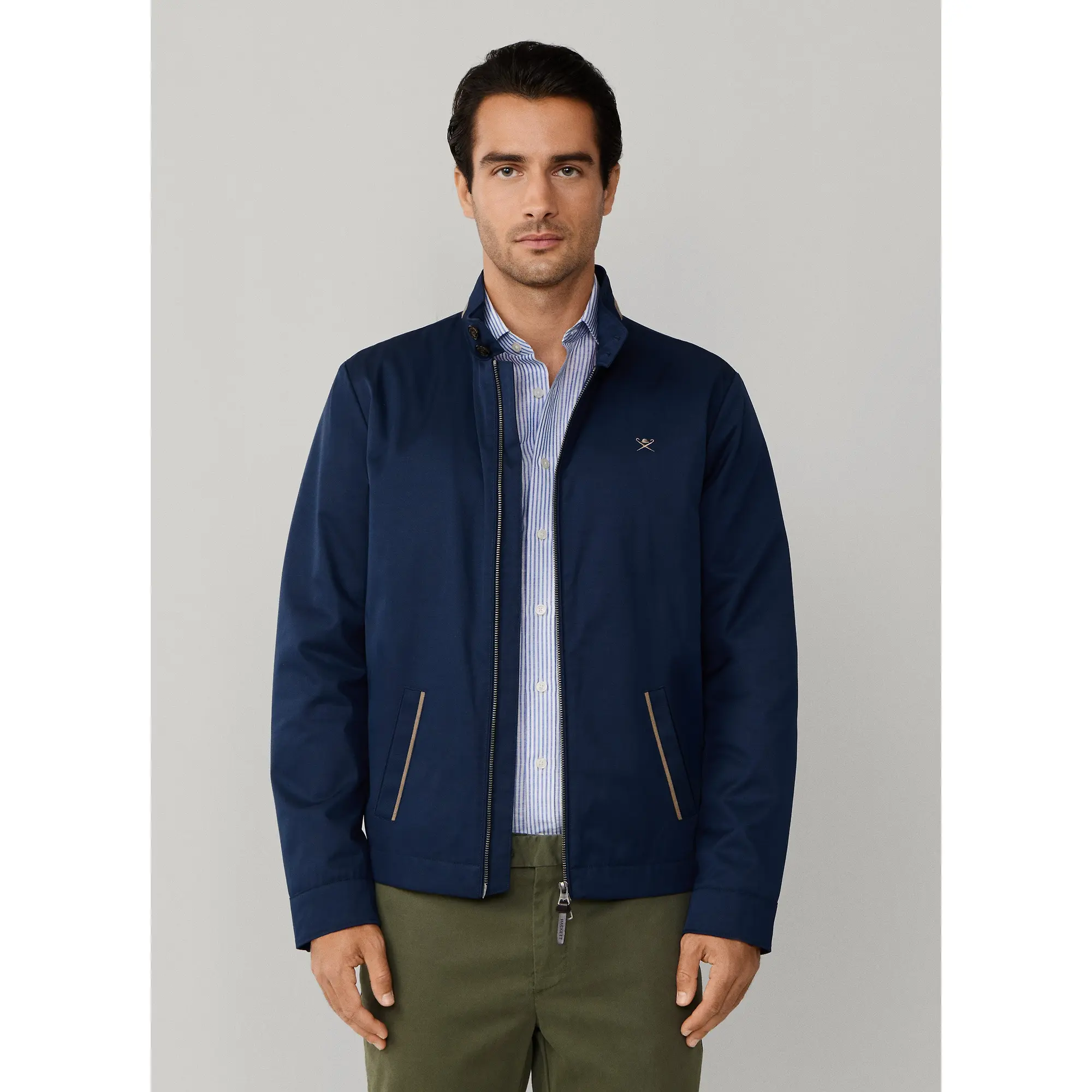 Product image 4 of 11 of Hackett Men's Cotton Blend Harrington Jacket - Old Navy