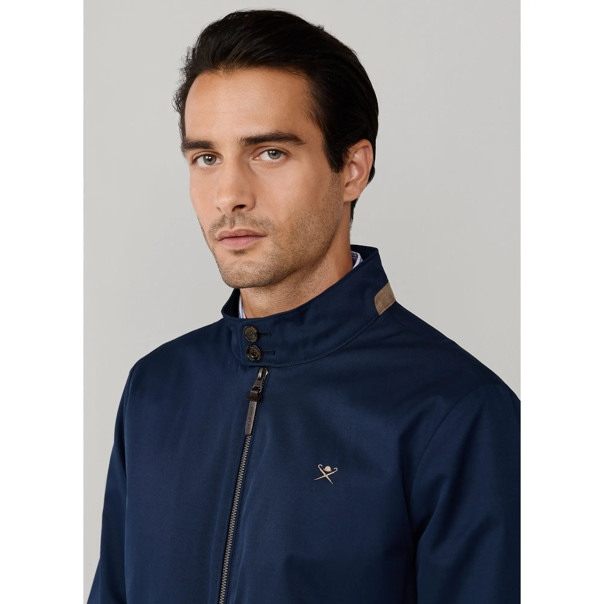 Product image 6 of 11 of Hackett Men's Cotton Blend Harrington Jacket - Old Navy