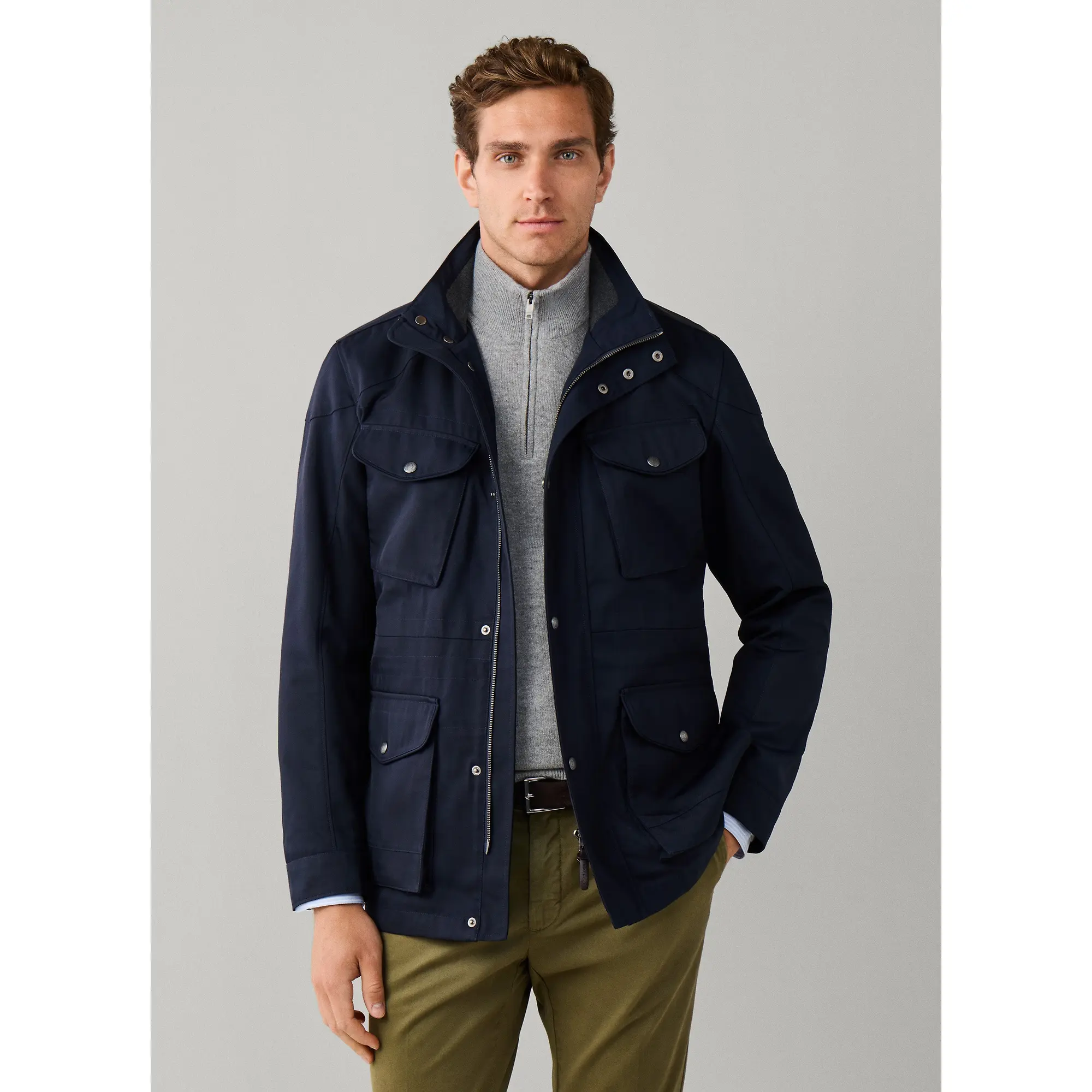 Product image 5 of 10 of Hackett Men's Velospeed Jacket - Midnight Blue