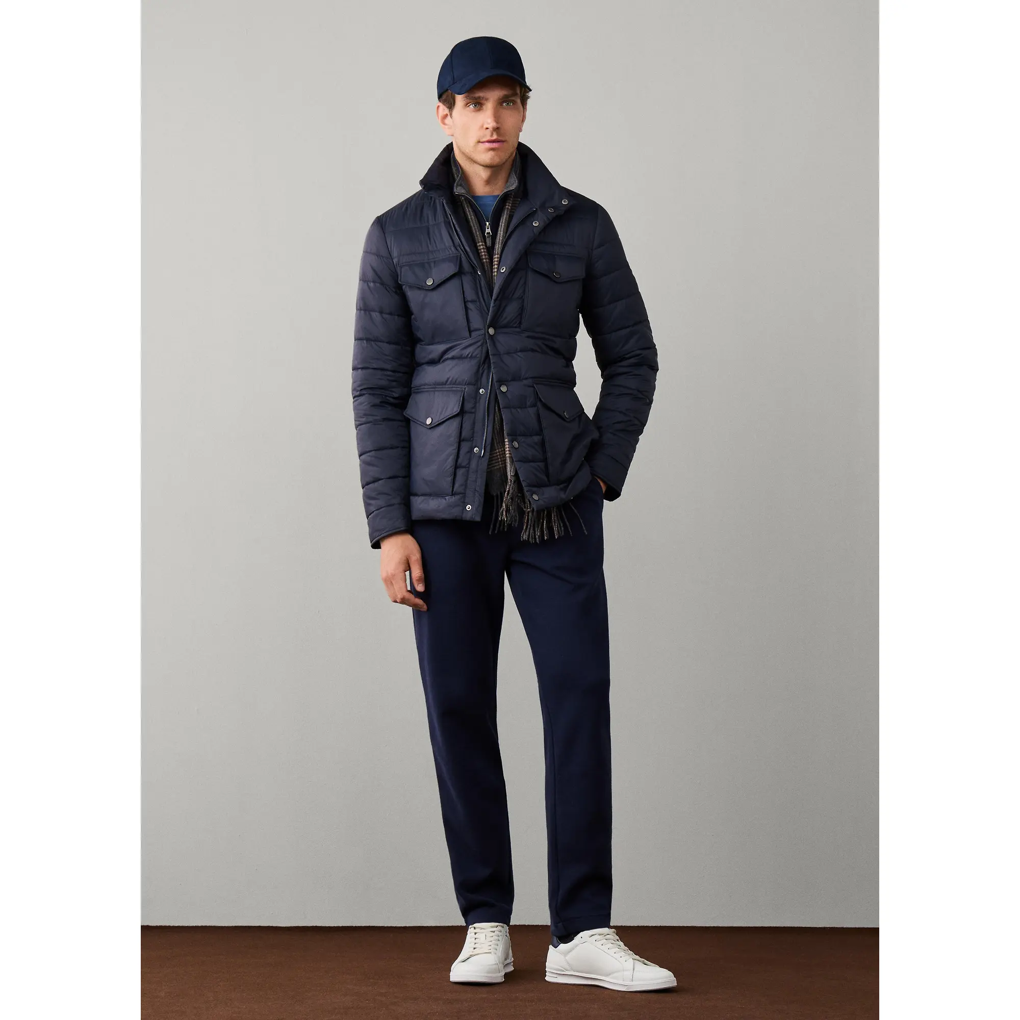Product image 8 of 11 of Hackett Men's Travel Lightweight Padded Velospeed Jacket - Old Navy