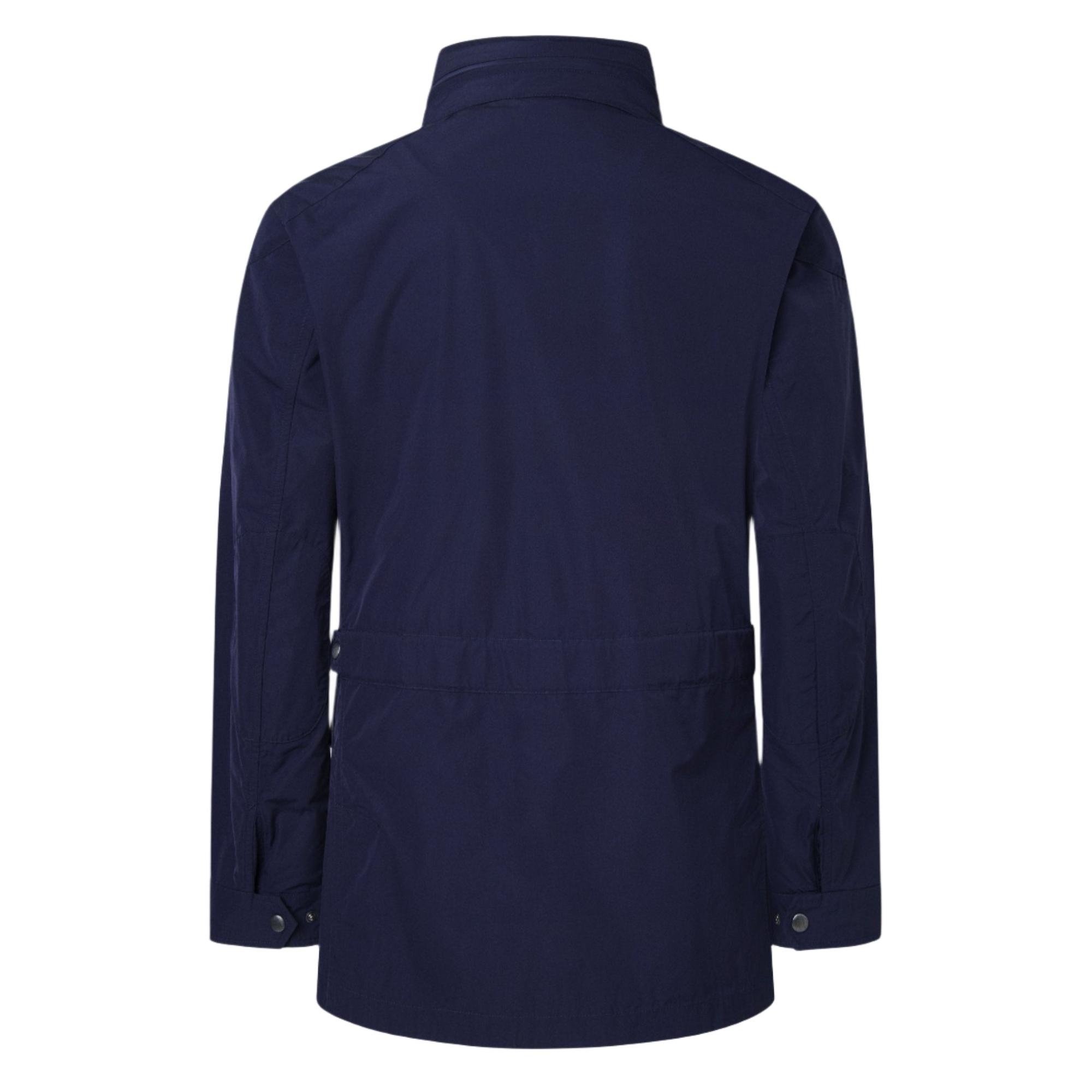 Hackett Men's Unlined Velospeed Shower Resistant Jacket - Ink Blue