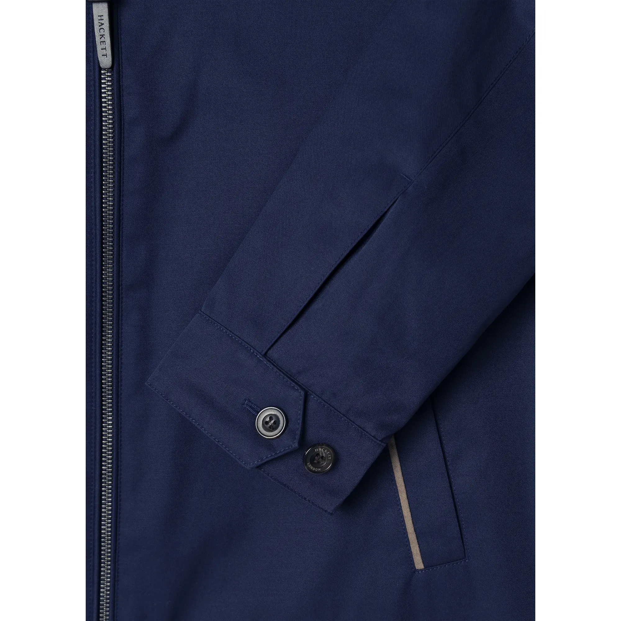 Product image 10 of 11 of Hackett Men's Cotton Harrington Jacket - Ink Blue