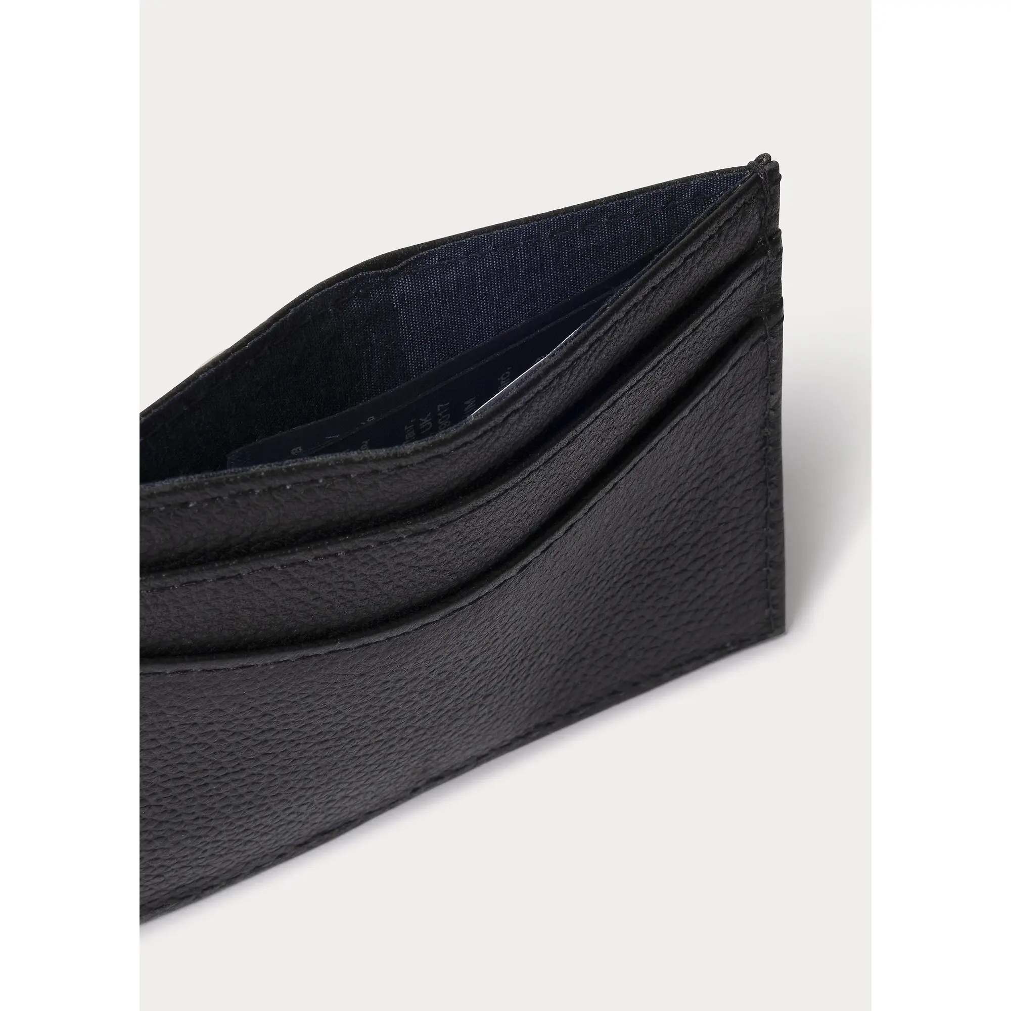 Product image 4 of 4 of Hackett Men's Luxe Leather Cardholder - Black