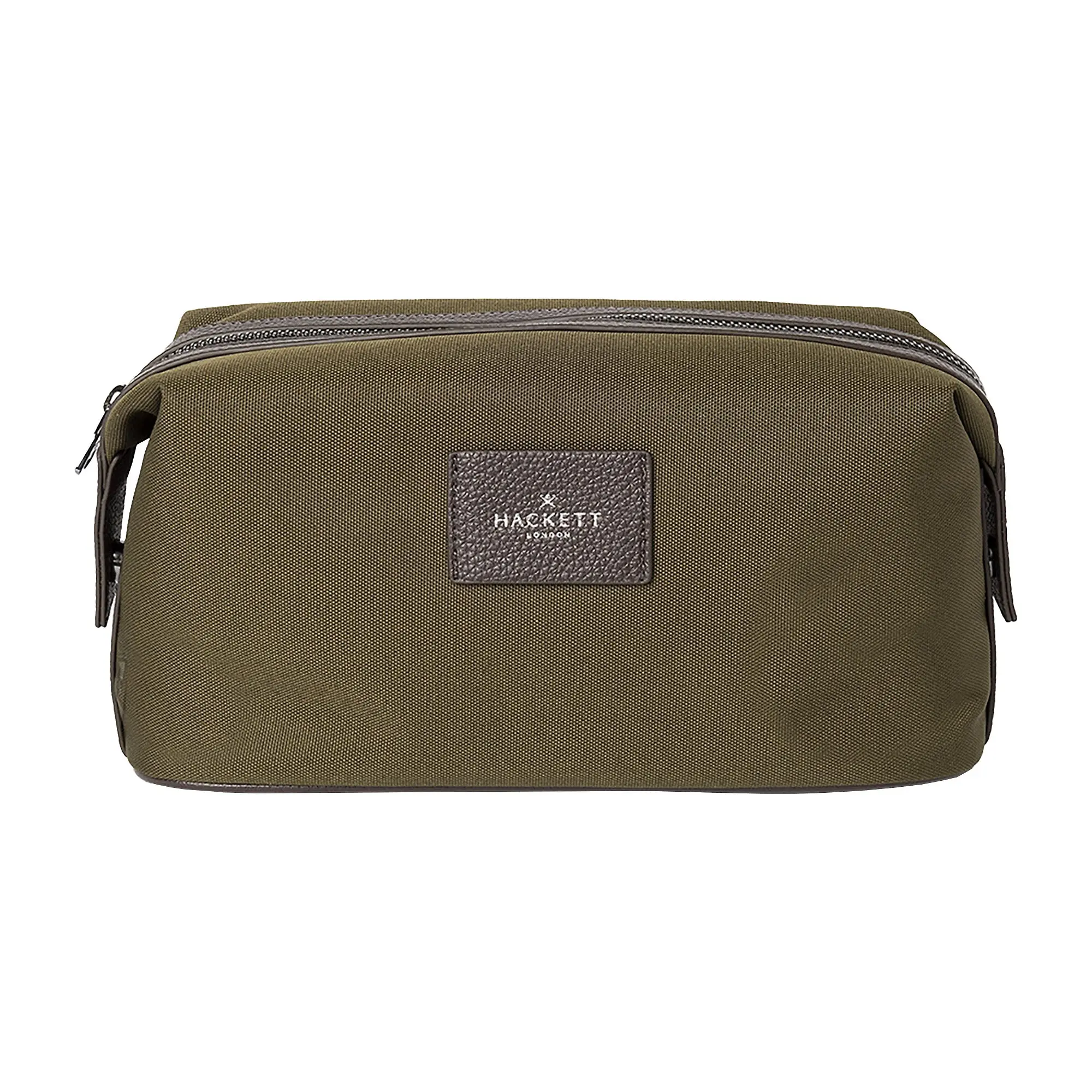 Product image 1 of 4 of Hackett Men's Hemsby Canvas Washbag - Khaki Green