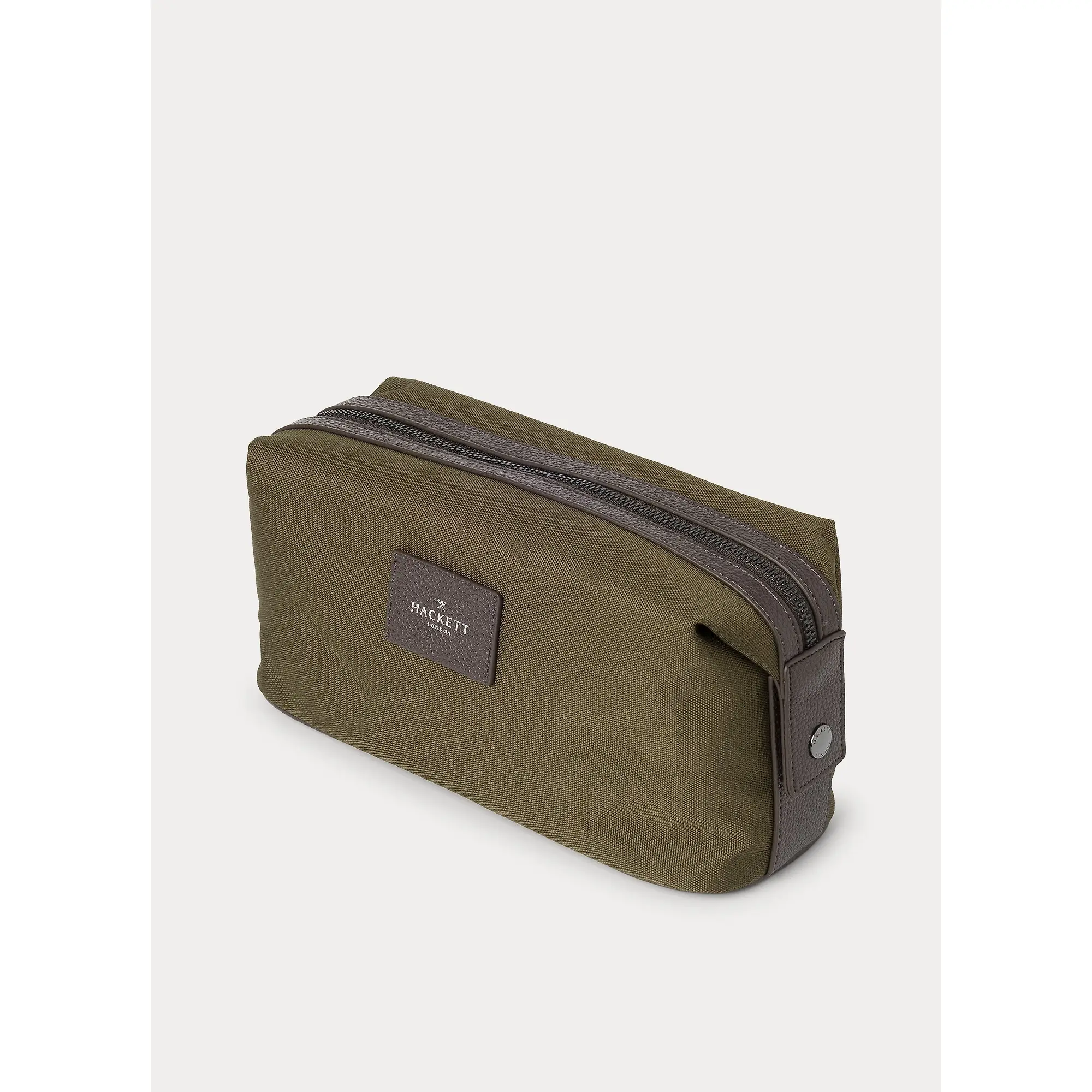 Product image 3 of 4 of Hackett Men's Hemsby Canvas Washbag - Khaki Green