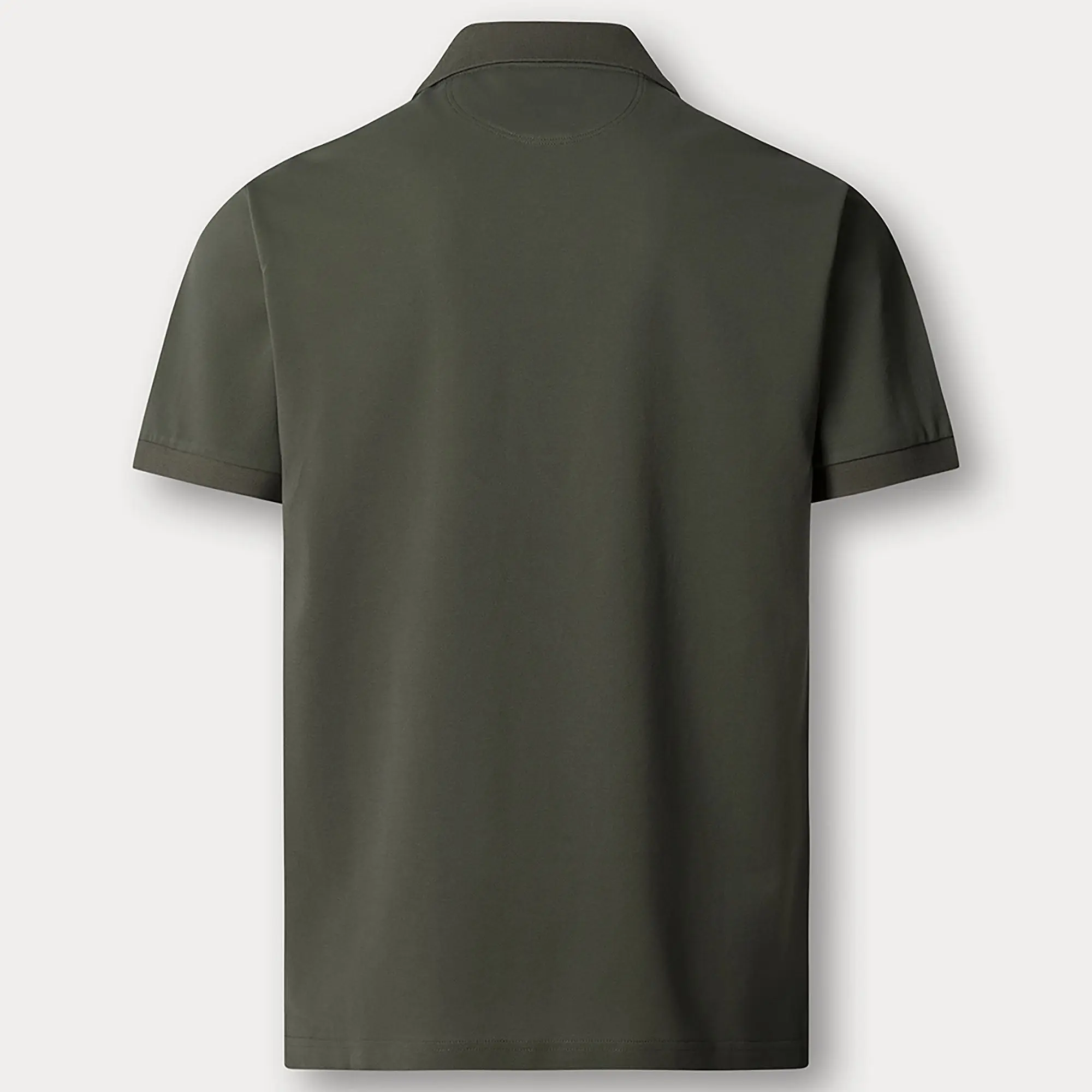 Product image 2 of 2 of Hackett Men's Slim Fit Short Sleeve Logo Pique Polo Shirt - Stone Green