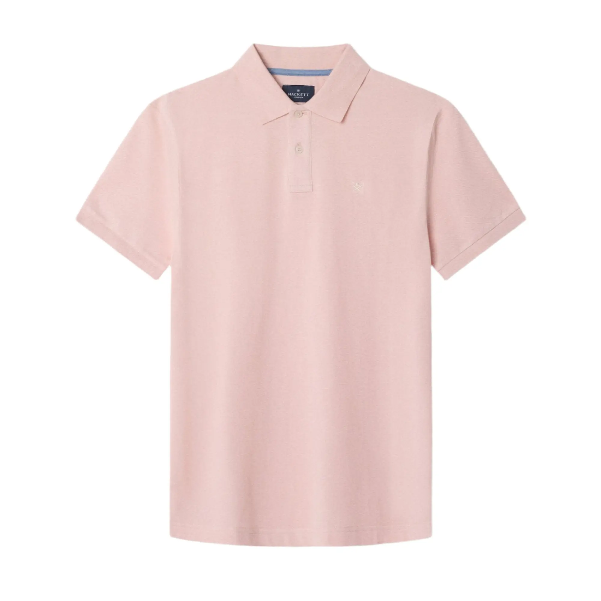 Product image 1 of 8 of Hackett Men's Slim Fit Short Sleeve Pique Polo - Summer Pink