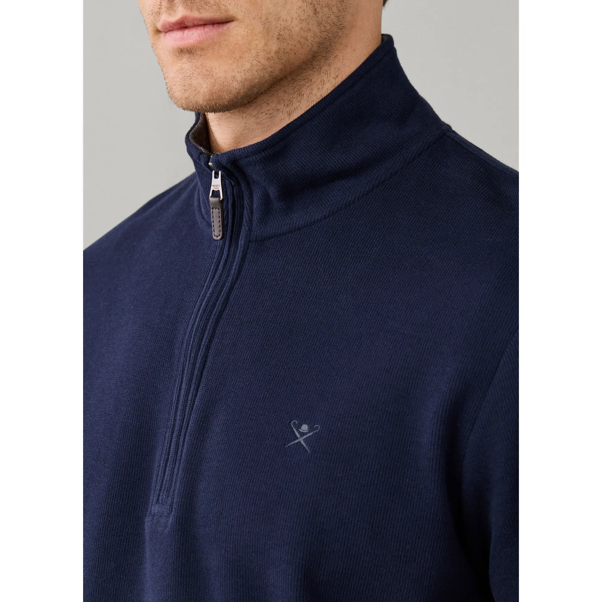 Product image 3 of 9 of Hackett Men's Travel Cotton Quarter Zip Sweat - Old Navy