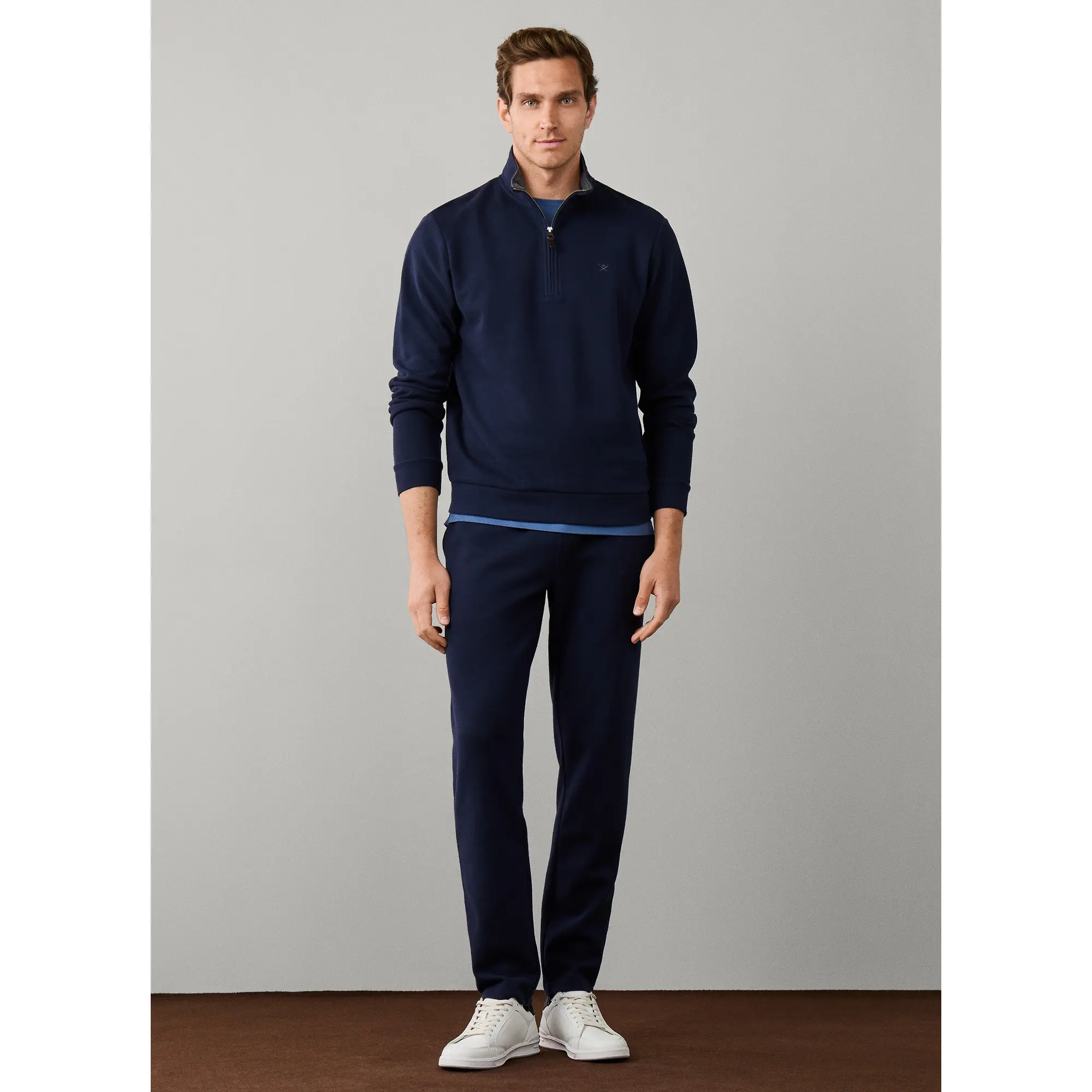 Product image 5 of 9 of Hackett Men's Travel Cotton Quarter Zip Sweat - Old Navy