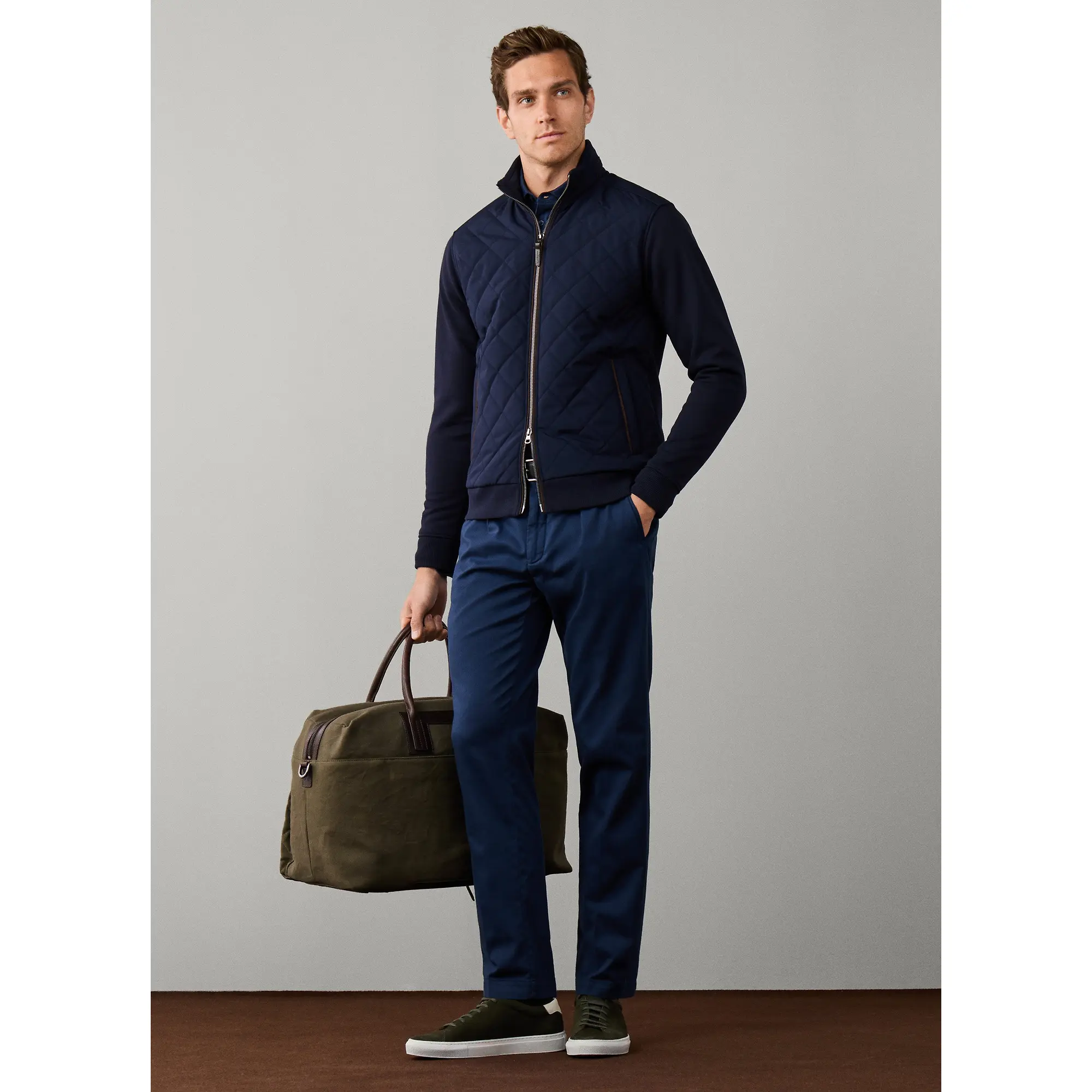 Product image 4 of 8 of Hackett Men's Travel Hybrid Full Zip Sweat - Old Navy