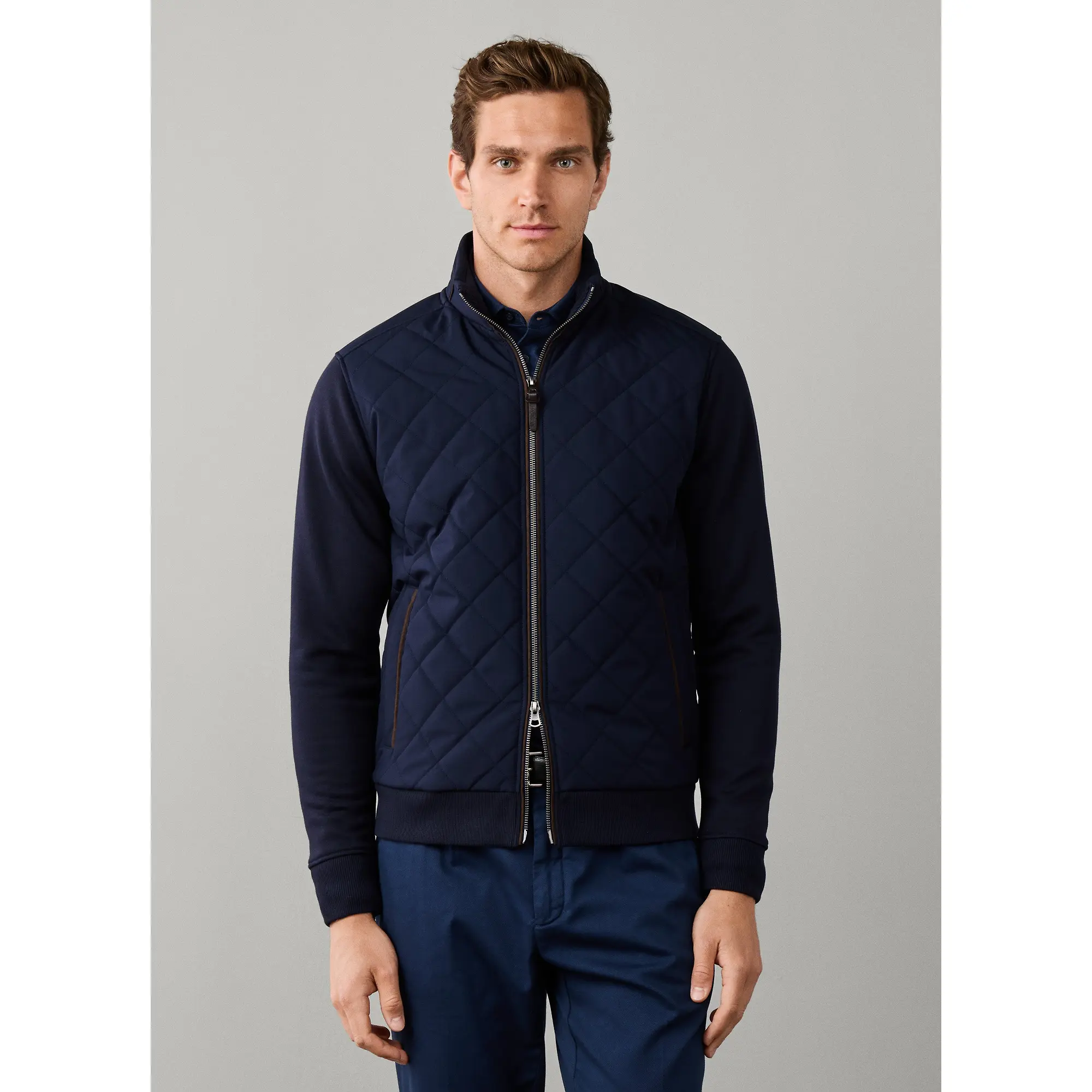 Product image 2 of 8 of Hackett Men's Travel Hybrid Full Zip Sweat - Old Navy