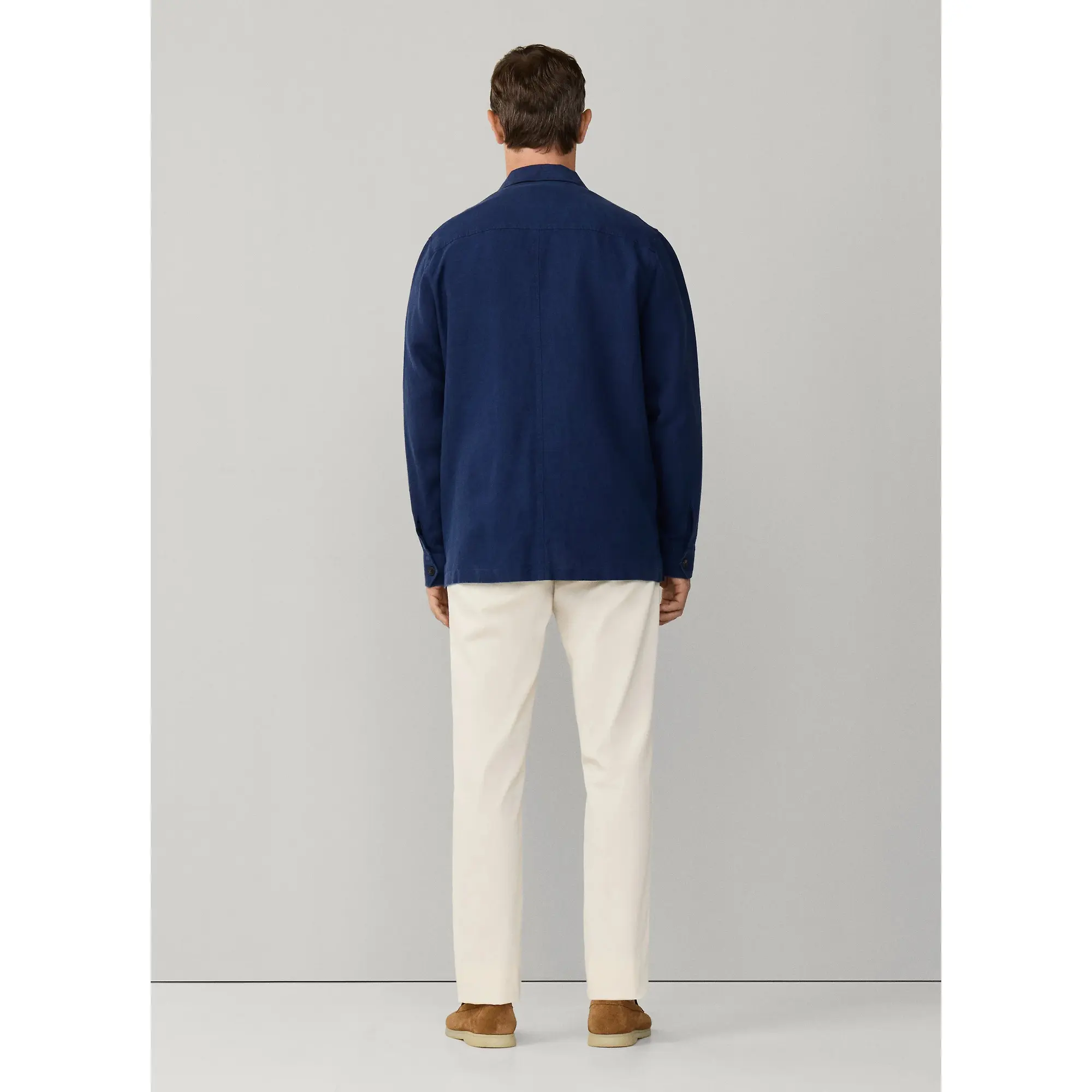 Product image 6 of 10 of Hackett Men's Linen Field Jacket Overshirt - Old Navy