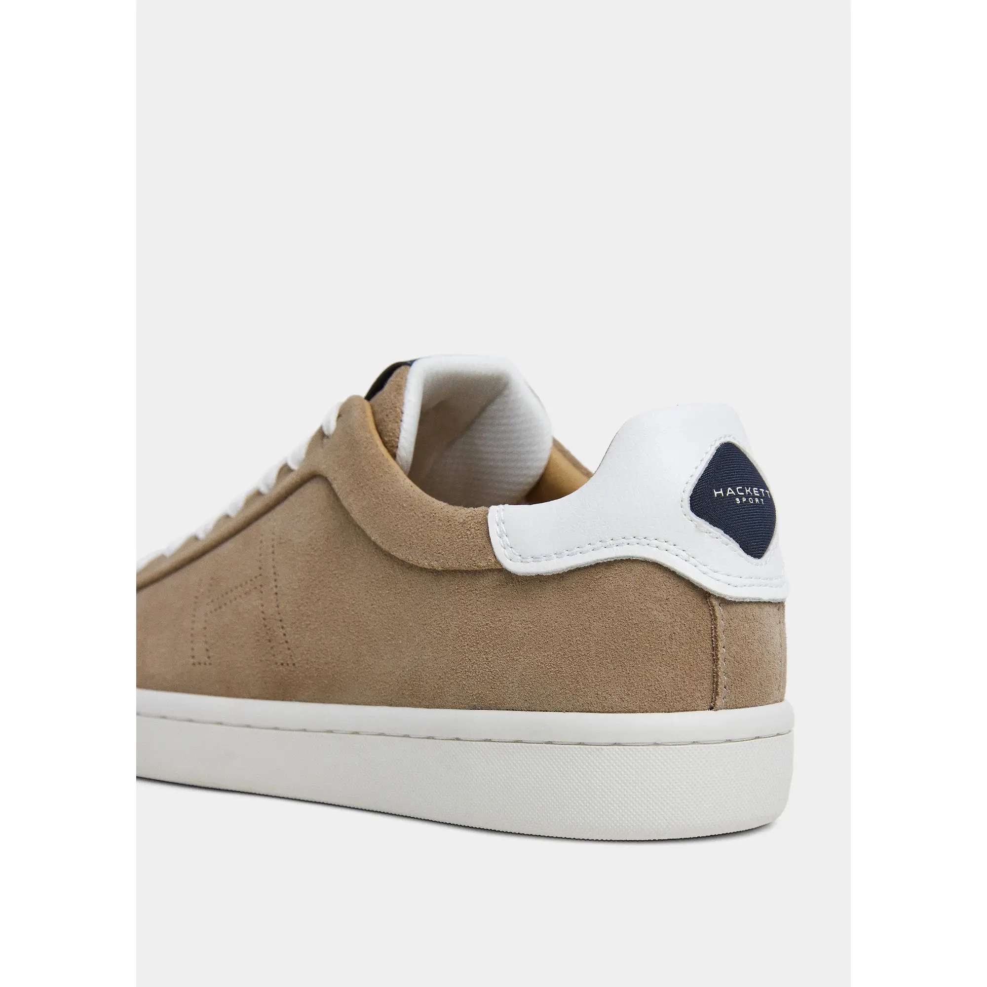 Product image 5 of 6 of Hackett Men's Bond Soft Moccasin Suede Sneaker - Sand Beige