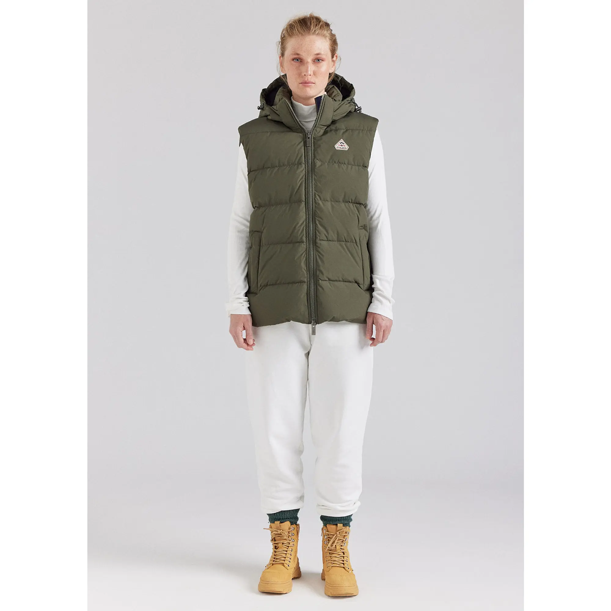 Product image 6 of 8 of Pyrenex Unisex Spoutnic Mini Ripstop Down Vest - Deep Khaki