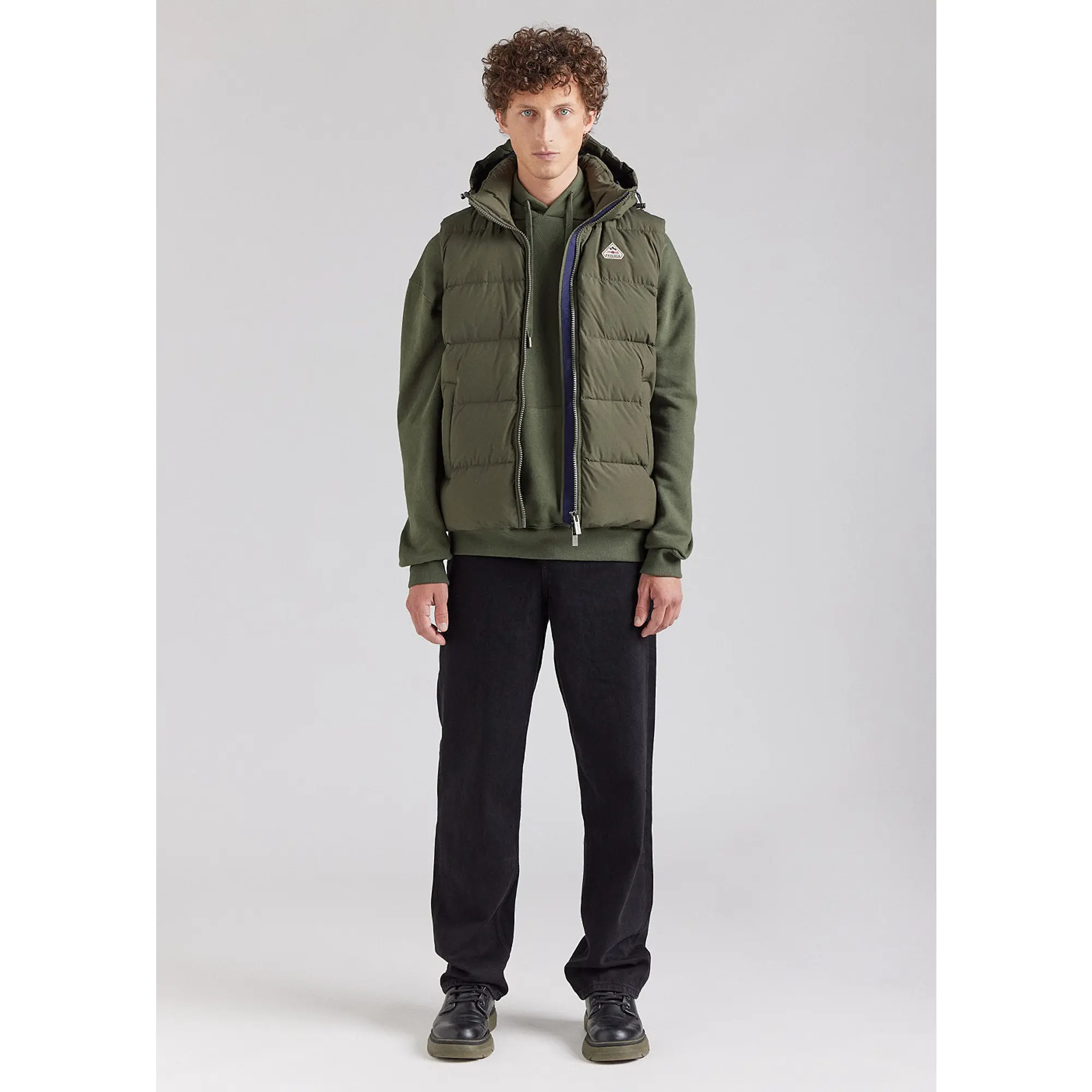 Product image 4 of 8 of Pyrenex Unisex Spoutnic Mini Ripstop Down Vest - Deep Khaki