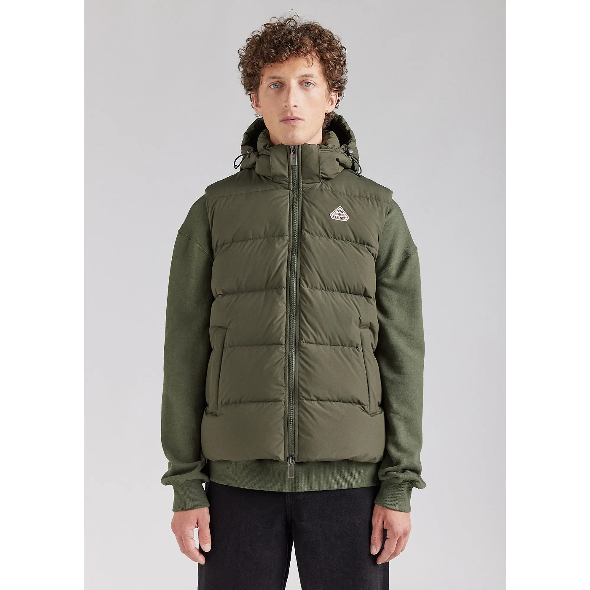 Product image 2 of 8 of Pyrenex Unisex Spoutnic Mini Ripstop Down Vest - Deep Khaki