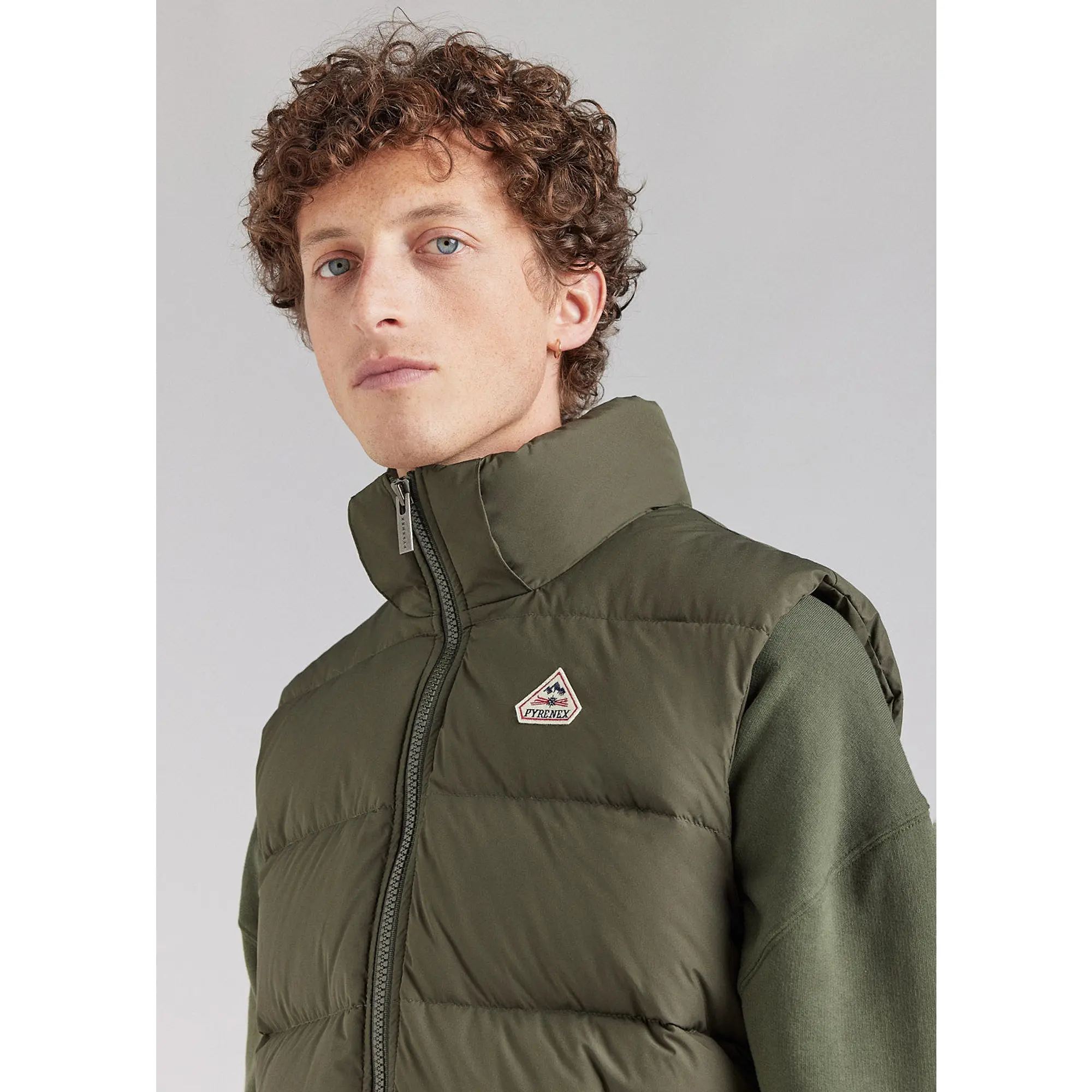 Product image 5 of 8 of Pyrenex Unisex Spoutnic Mini Ripstop Down Vest - Deep Khaki