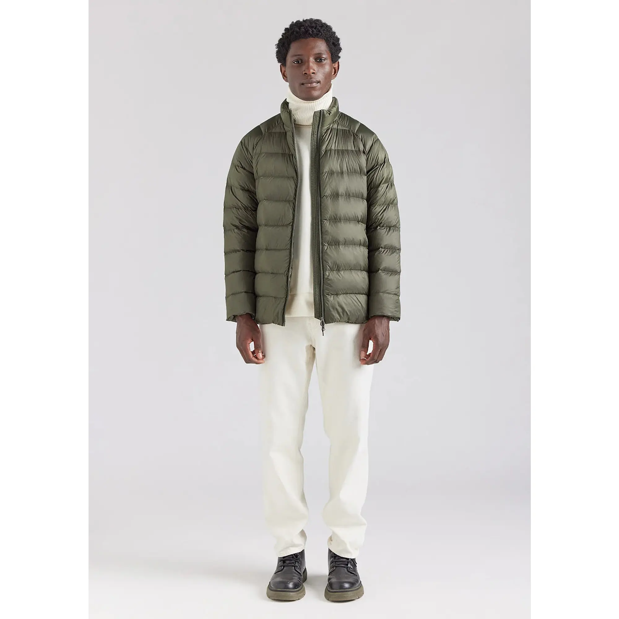 Product image 2 of 5 of Pyrenex Men's Arial 2 Ultra Light Down Jacket - Deep Khaki