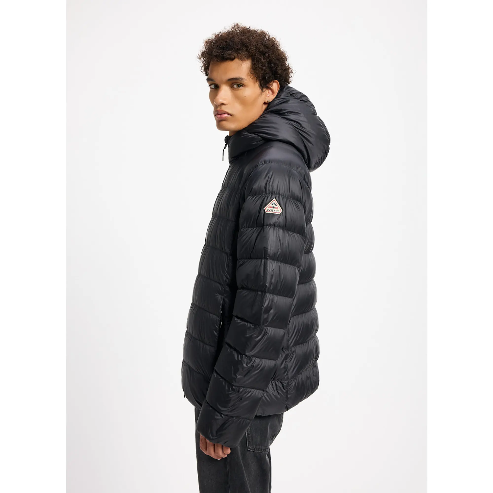 Product image 6 of 9 of Pyrenex Men's Arial Hooded Down Jacket - Black