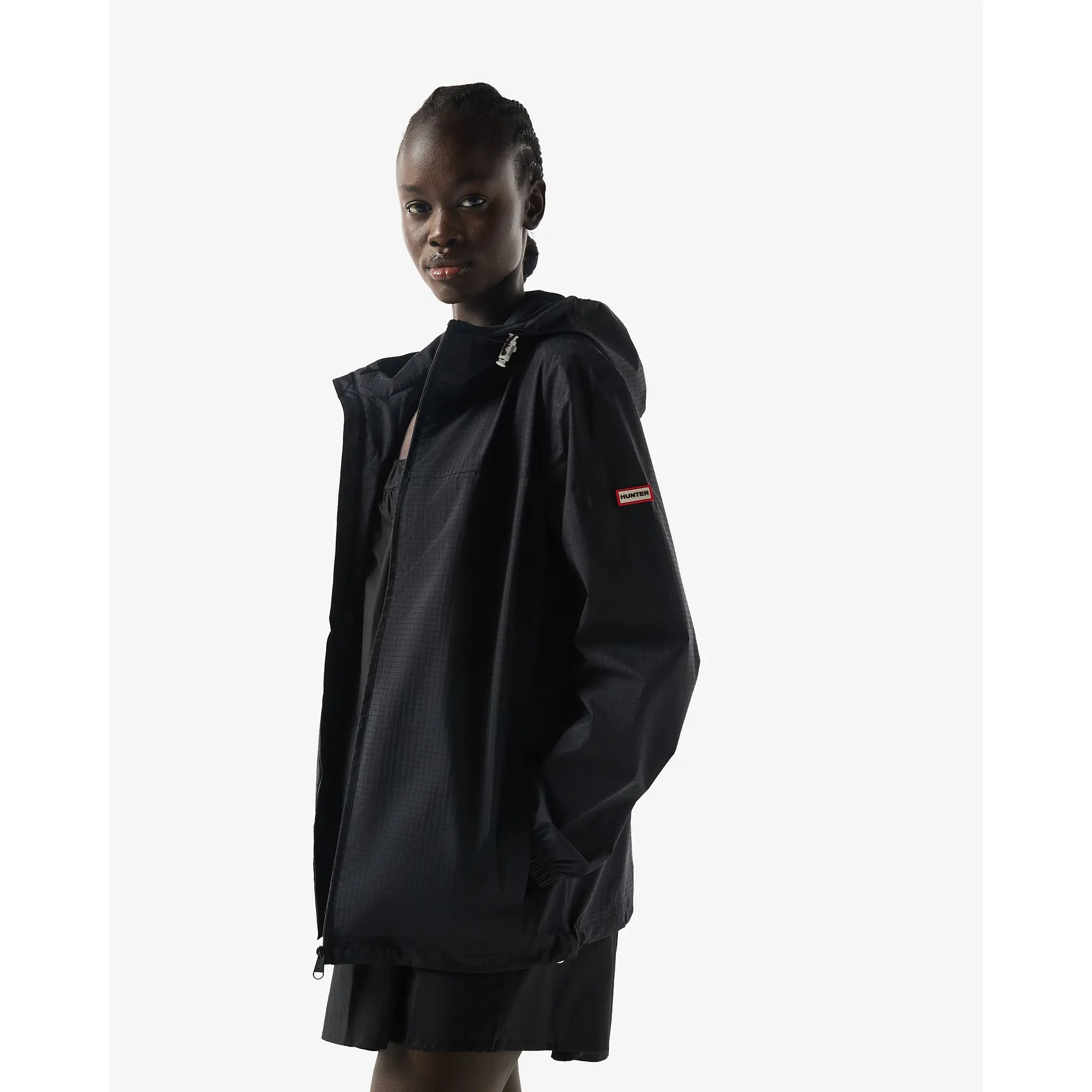Product image 2 of 9 of Hunter Unisex Play Packable Shell Rain Jacket - Black
