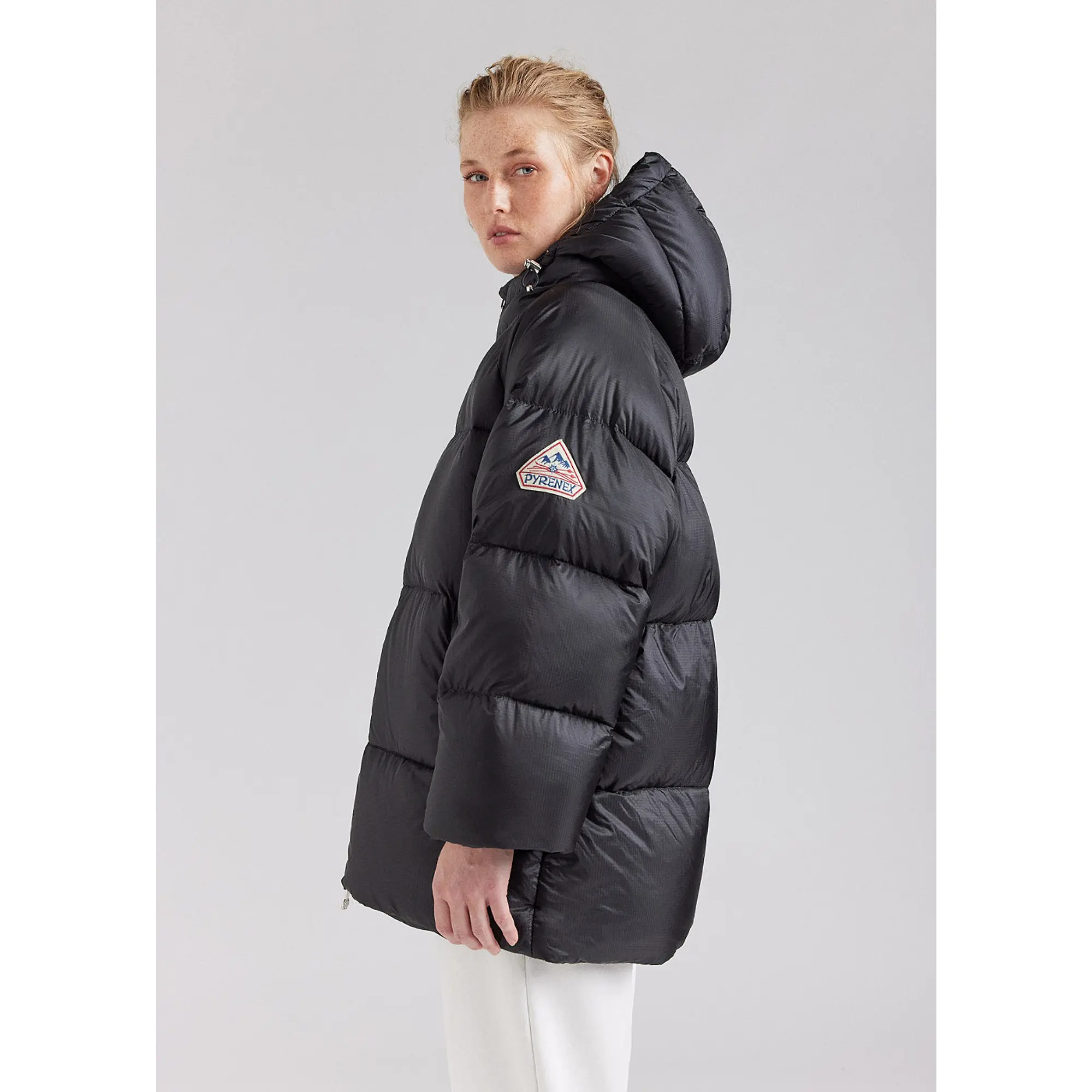 Product image 7 of 11 of Pyrenex Unisex Sten Ripstop Hooded Down Jacket - Black