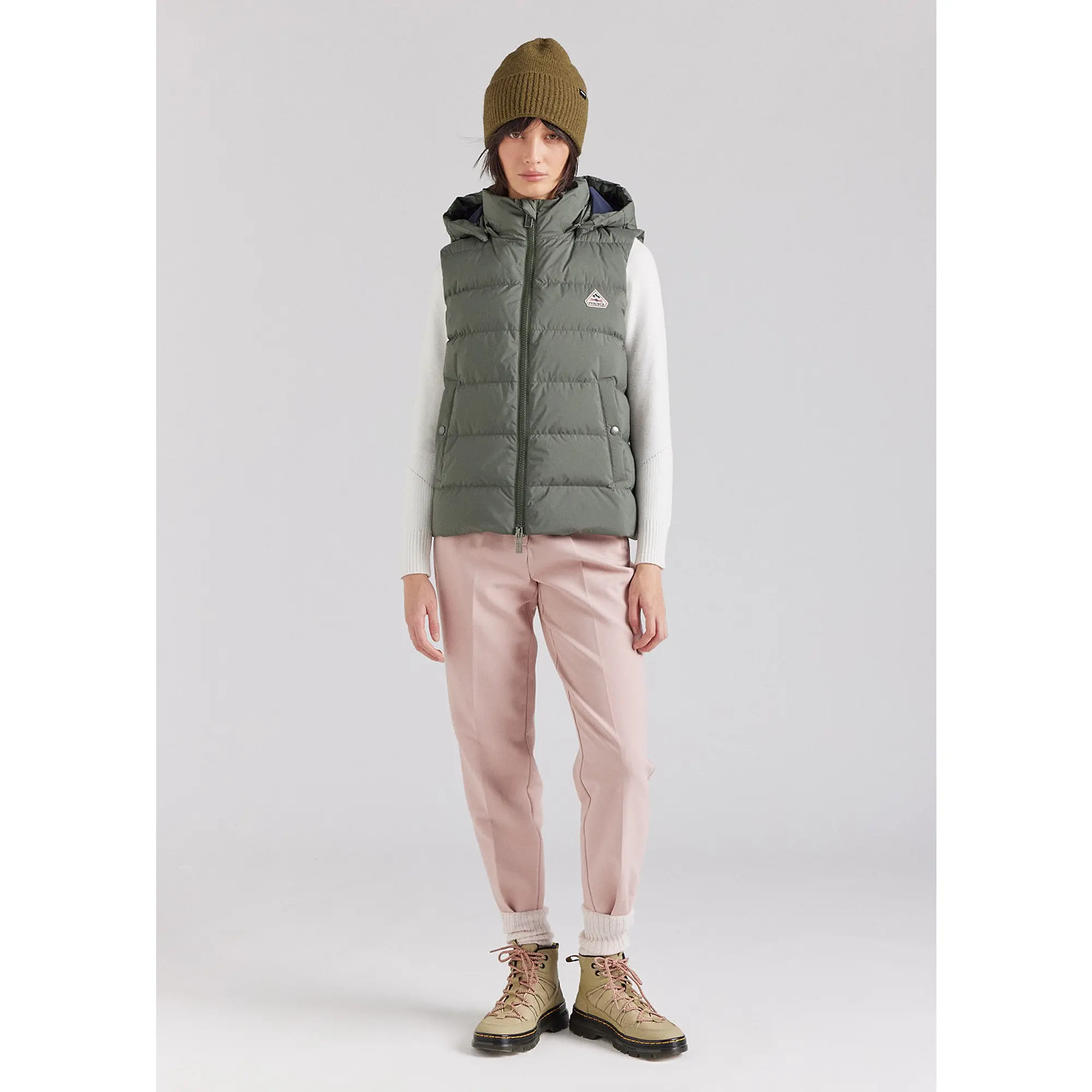 Product image 3 of 5 of Pyrenex Women's Spoutnic Sleeveless Down Jacket - Deep Khaki
