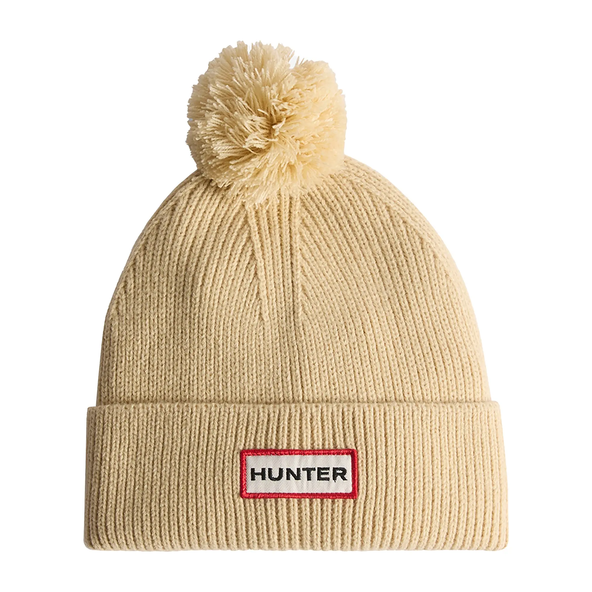 Product image 1 of 2 of Hunter Brenig Ribbed Pom Beanie - Gravel