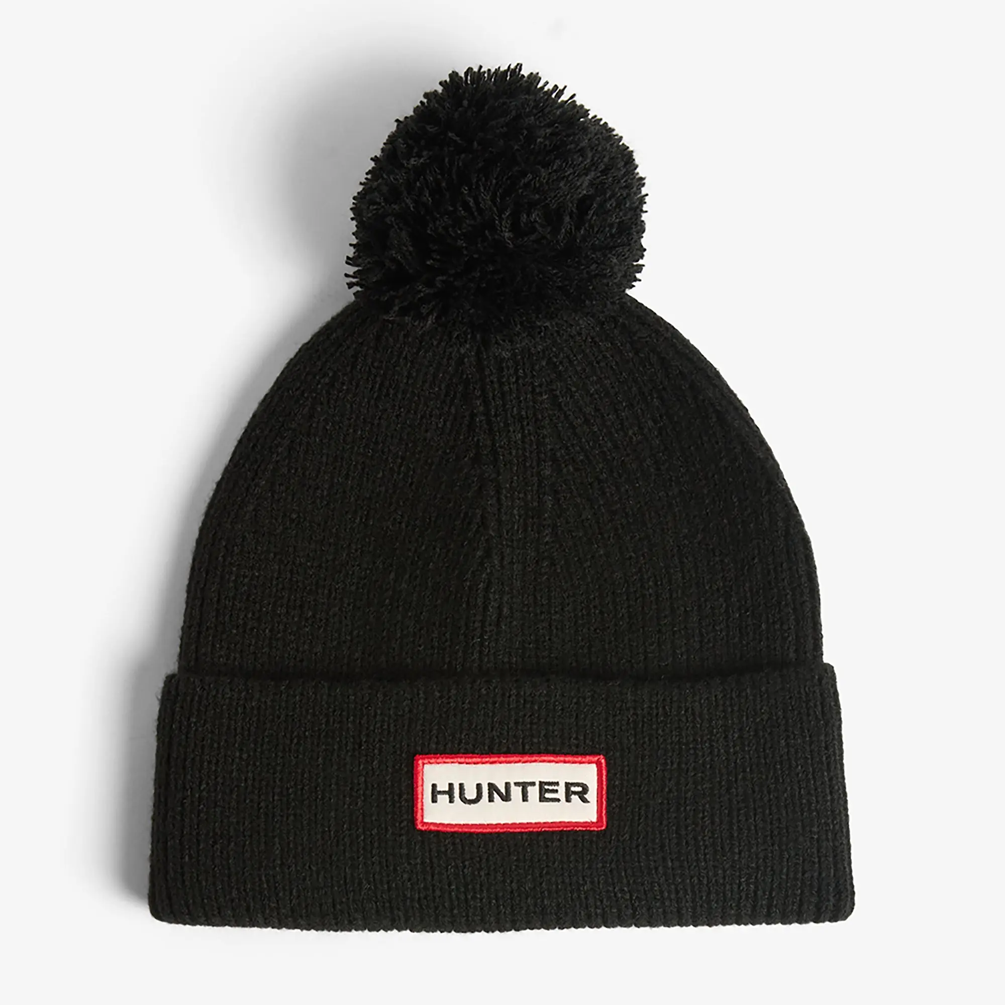 Product image 2 of 4 of Hunter Anagach Ribbed Pom Beanie & Gloves Box Set - Black