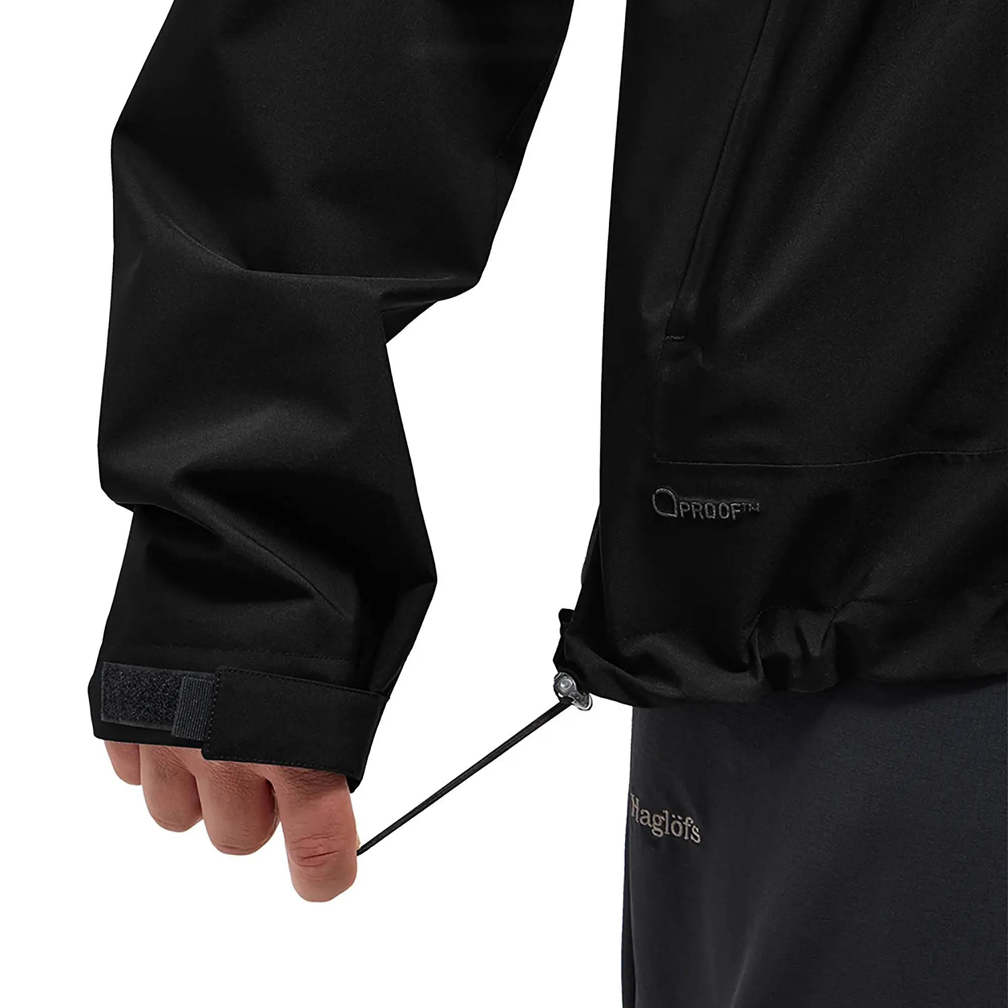 Product image 8 of 10 of Haglöfs Men's Breeze Proof Jacket - True Black