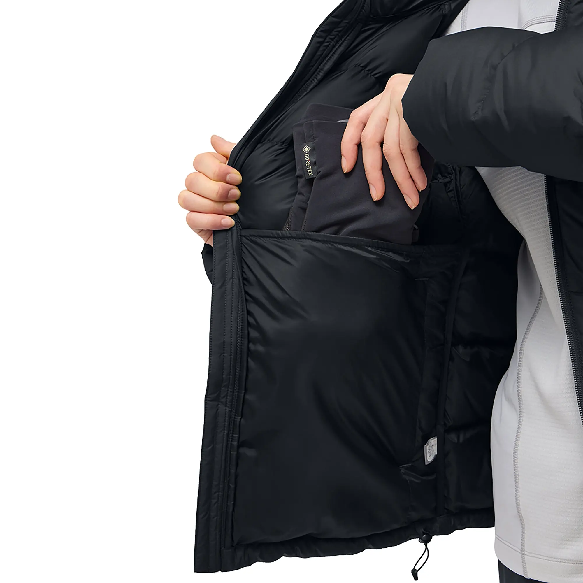 Product image 9 of 10 of Haglöfs Women's Rosson Down Hooded Jacket - True Black