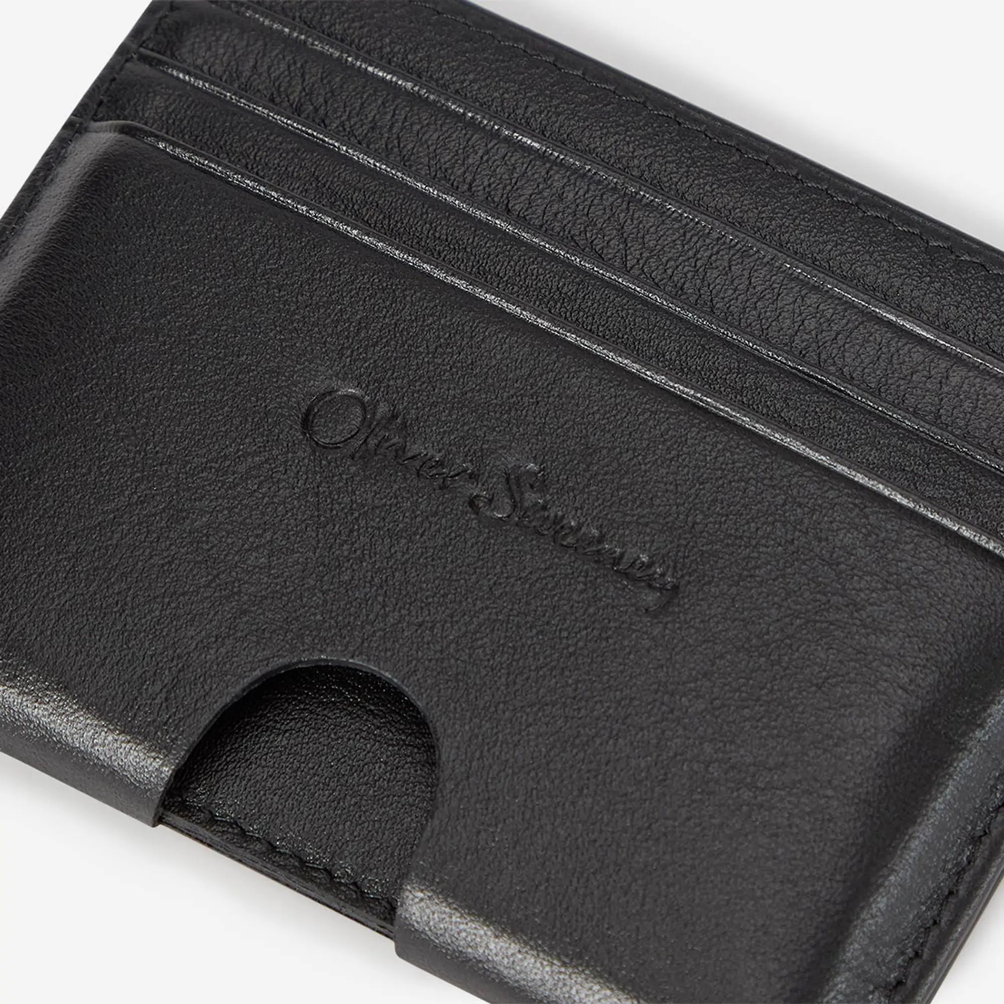 Product image 5 of 6 of Oliver Sweeney Men's Headley Stingray Leather Cardholder - Black