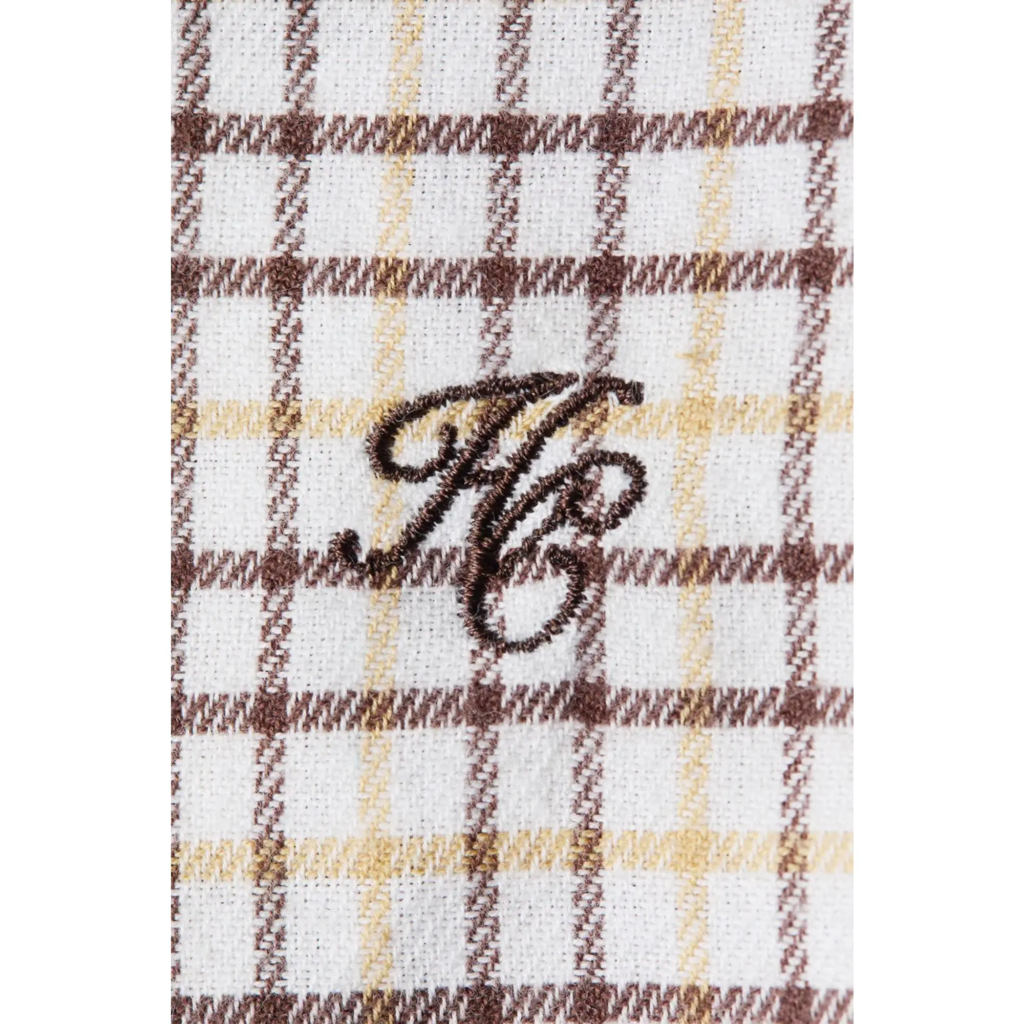 Product image 7 of 12 of Holland Cooper Men's Classic Button Down Shirt - Cheltenham Camel Check