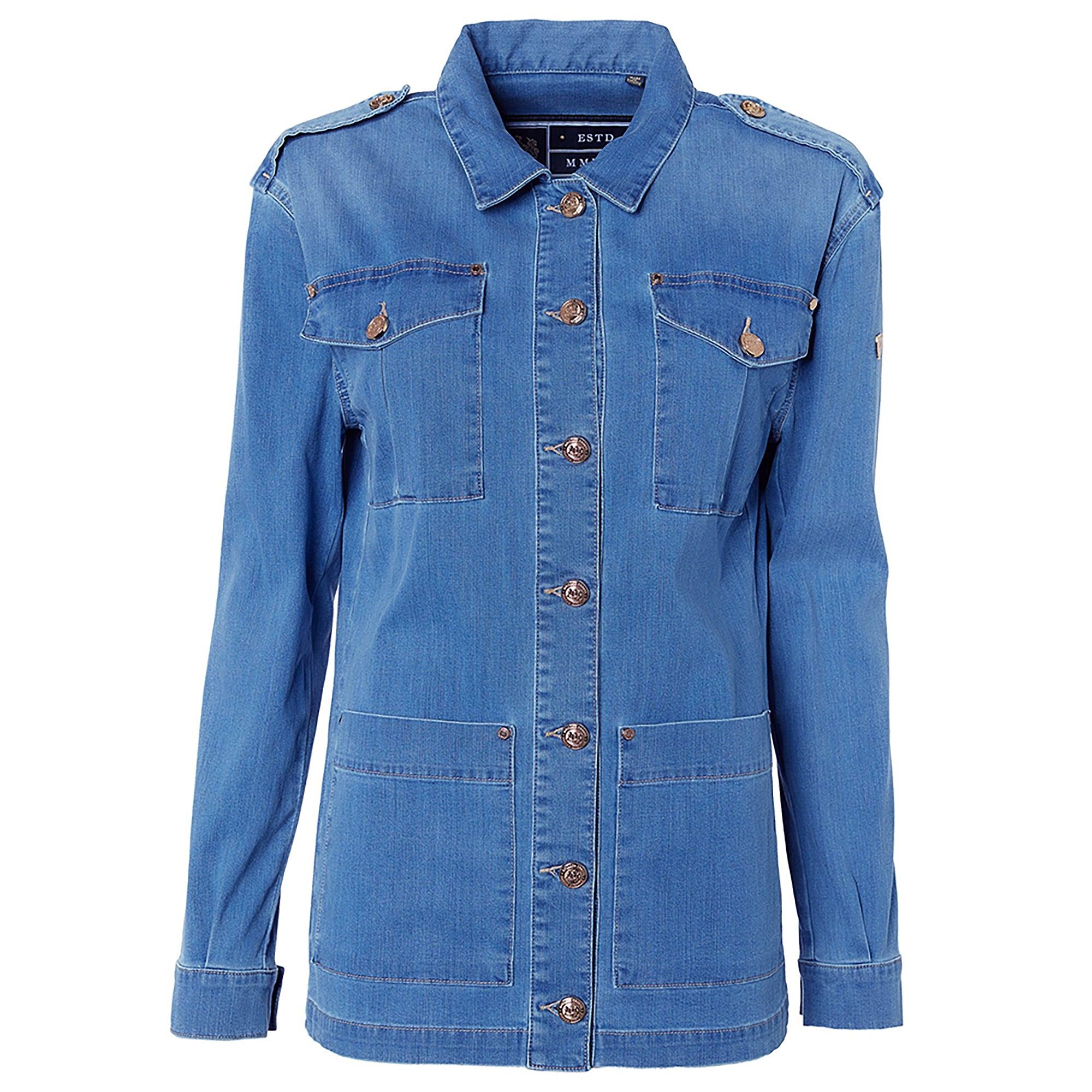 Holland Cooper Women's Artillery Jacket - Denim | British Attire