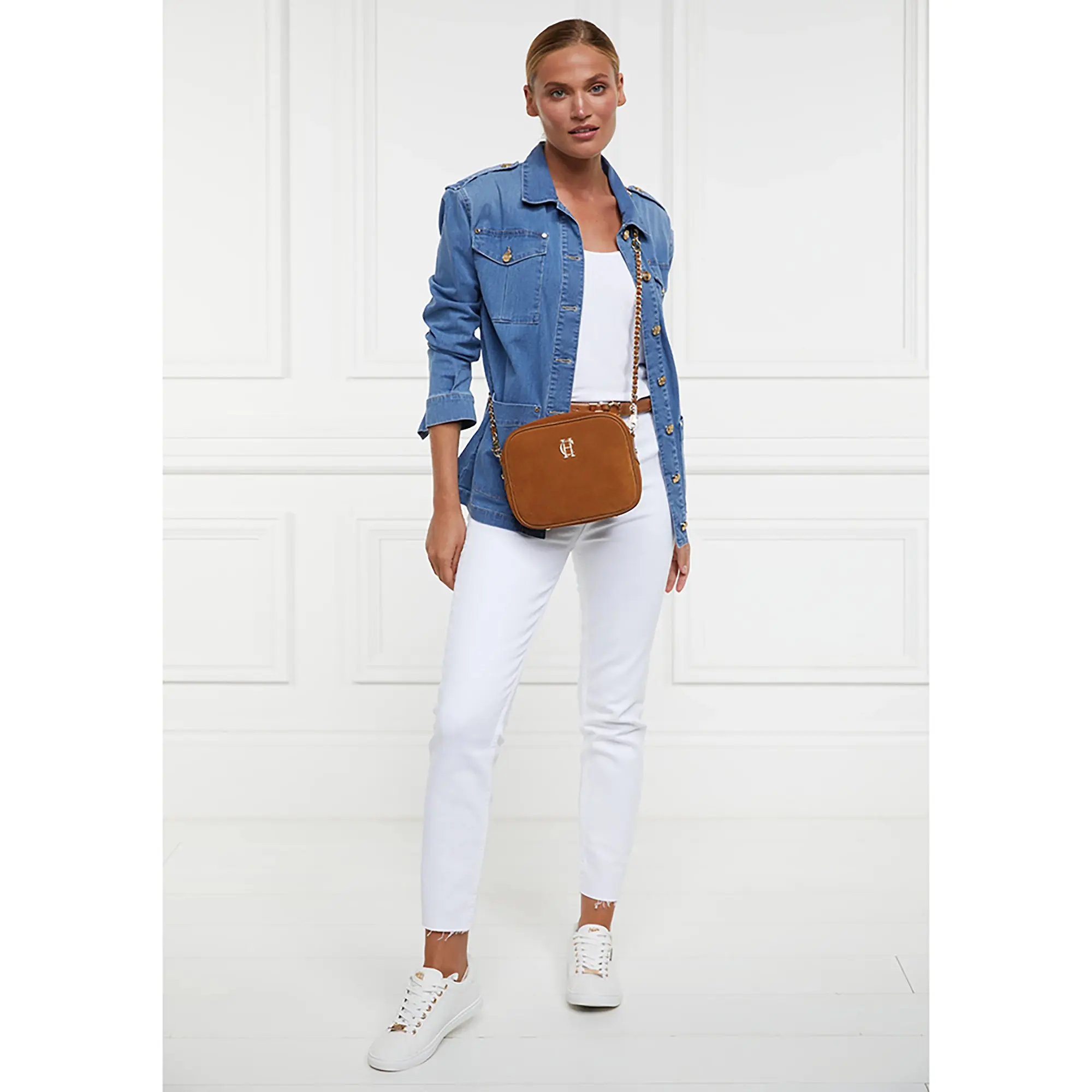 Product image 4 of 8 of Holland Cooper Women's Artillery Jacket - Denim