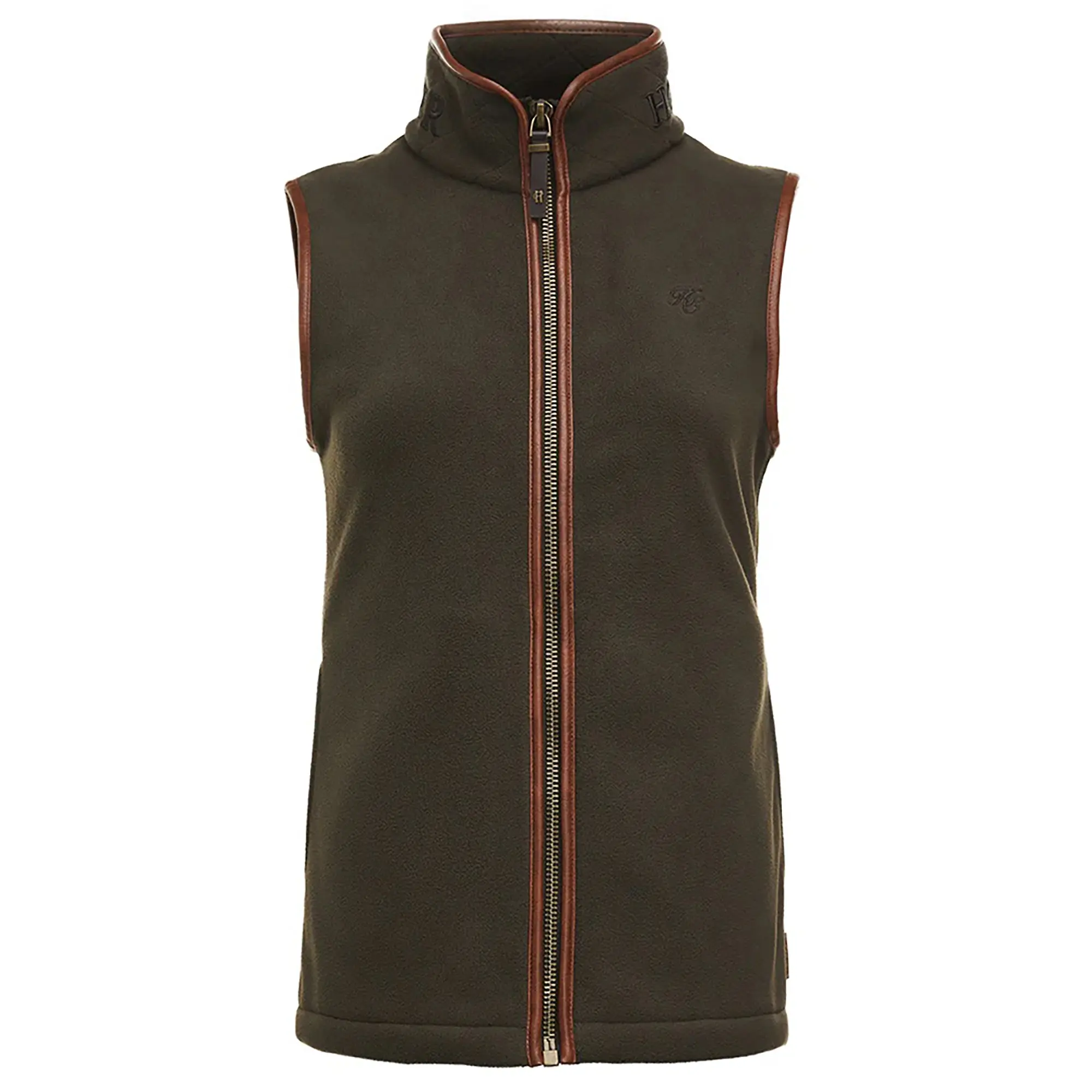 Product image 1 of 10 of Holland Cooper Women's Country Fleece Gilet - Khaki