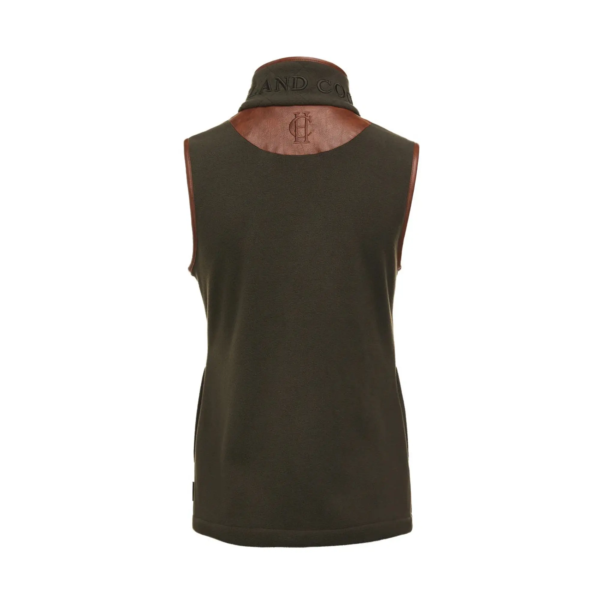 Product image 9 of 10 of Holland Cooper Women's Country Fleece Gilet - Khaki